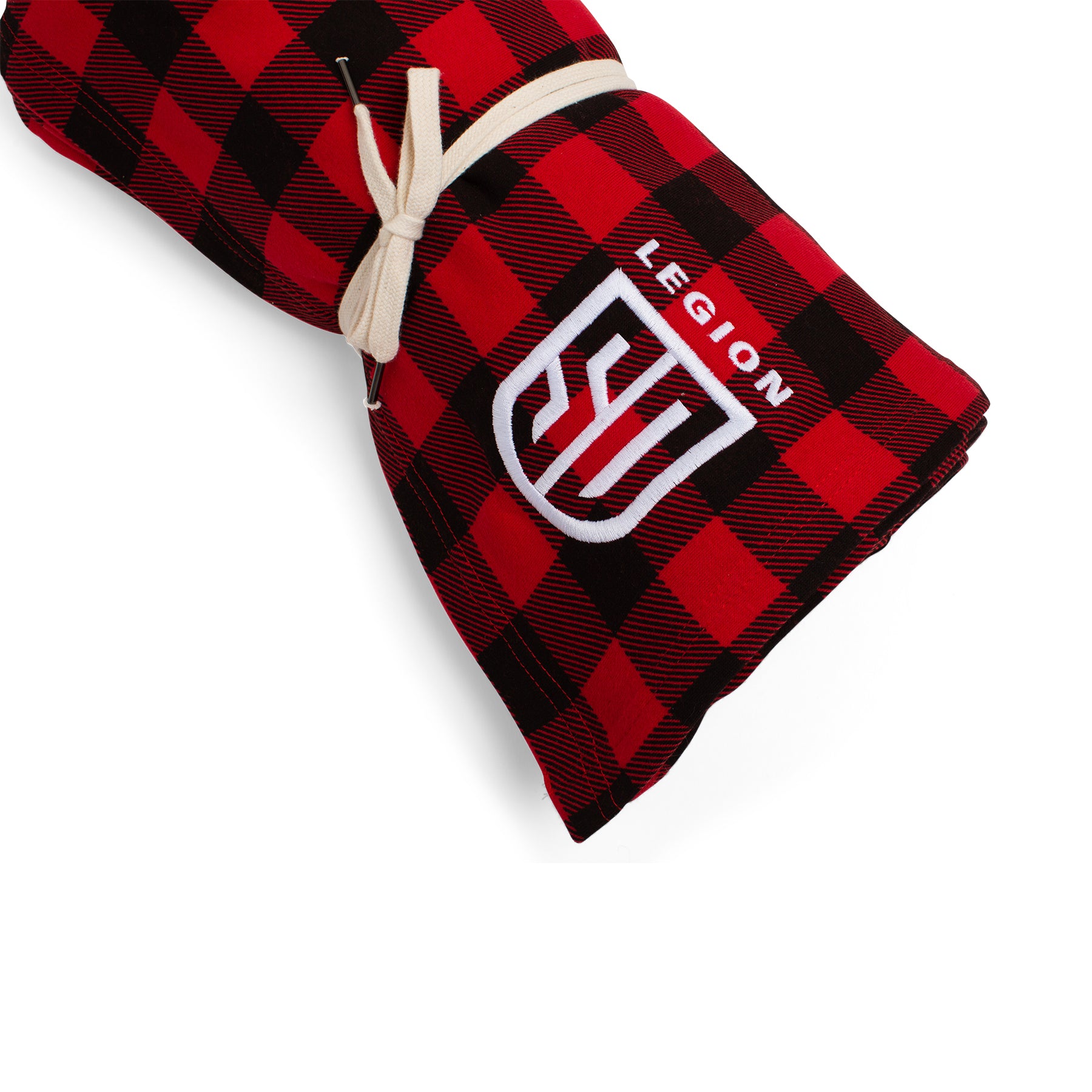 SD LEGION Red Black Plaid Blanket - Soft Flannel Throw for Couch, Bed & Outdoor Picnics - Cozy Winter Warmth & Home Decor Gift