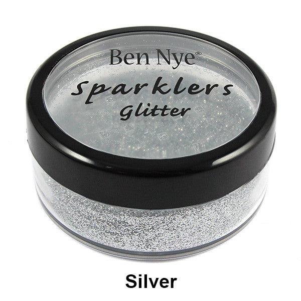 Ben Nye Sparklers Loose Glitter - Premium Cosmetic Glitter for Face, Body & Hair - Perfect for Halloween, Parties, Makeup & Nail Art
