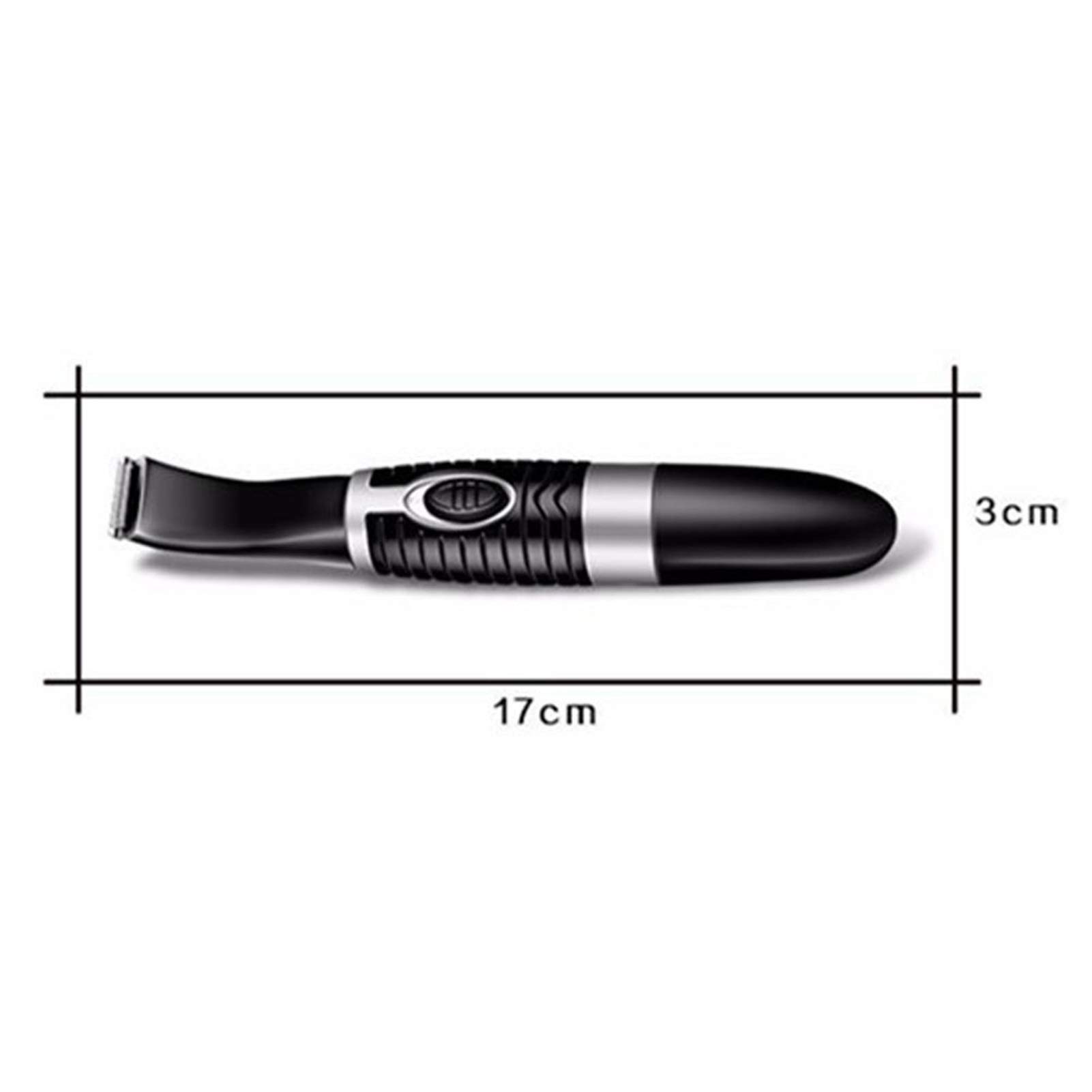 Painless Waterproof Nose & Ear Hair Trimmer for Men & Women - Dual Edge Blades for Easy Cleaning, 4-in-1 Eyebrow & Facial Hair Grooming Kit | Perfect for Travel, Home & Personal Care Routine
