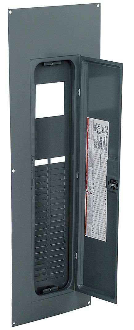 Square D SQDQOC342MQS QO Load Center with Cover - 34 Space, 42 Circuit, Black | Electrical Panel for Home & Commercial Use