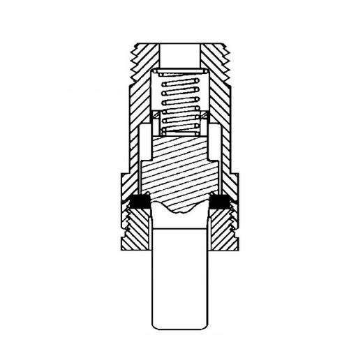 Bradley S09-007S Liquid Soap Dispenser Valve Repair Kit - 4 Pack Replacement Parts for Commercial Restrooms & Public Washrooms