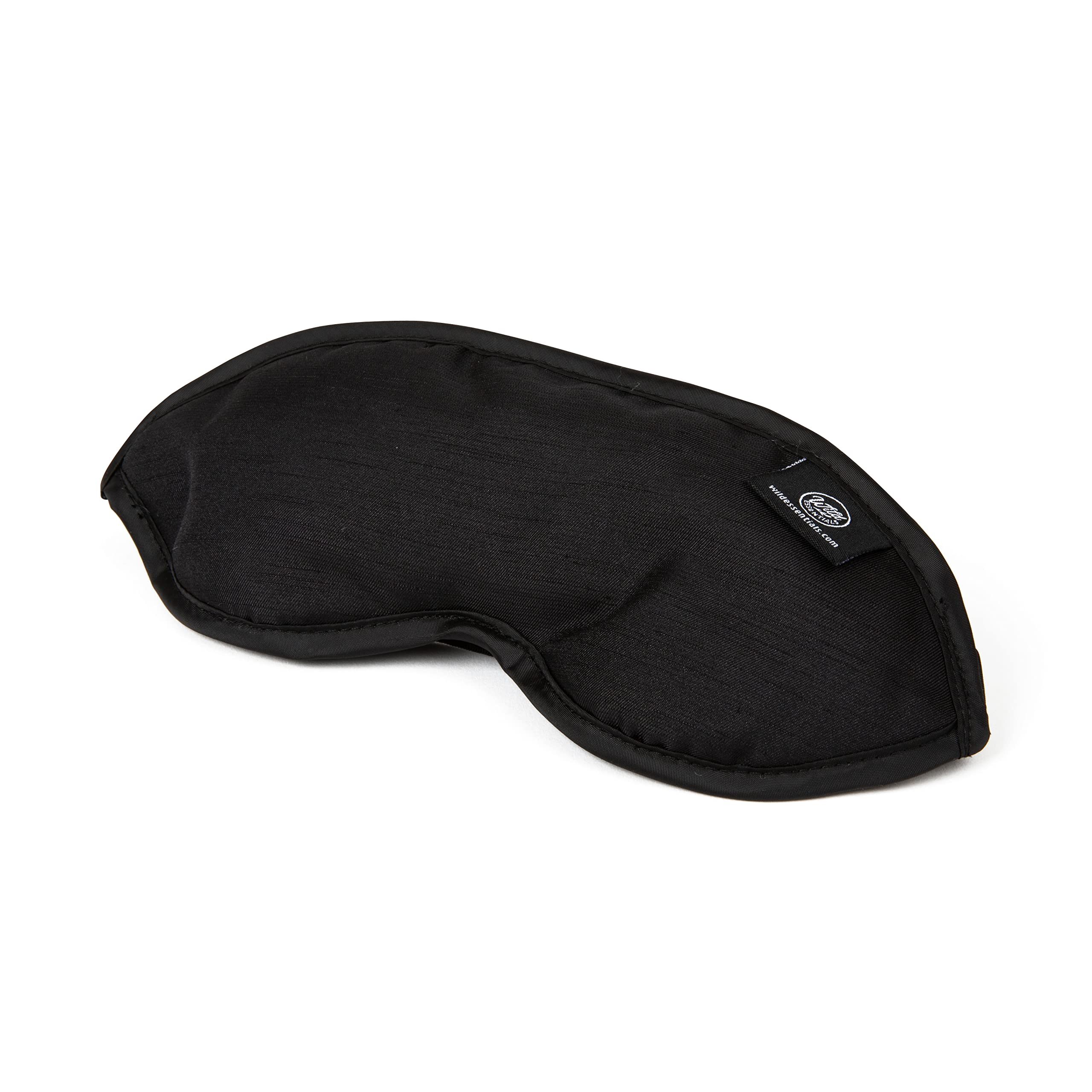 Wild Essentials Lavender Infusion Sleep Mask - Aromatherapy Eye Mask with French Lavender for Calming & Relaxation, Light-Blocking Nose Bridge, Includes Resealable Pouch for Freshness - Perfect for Travel, Meditation & Deep Sleep