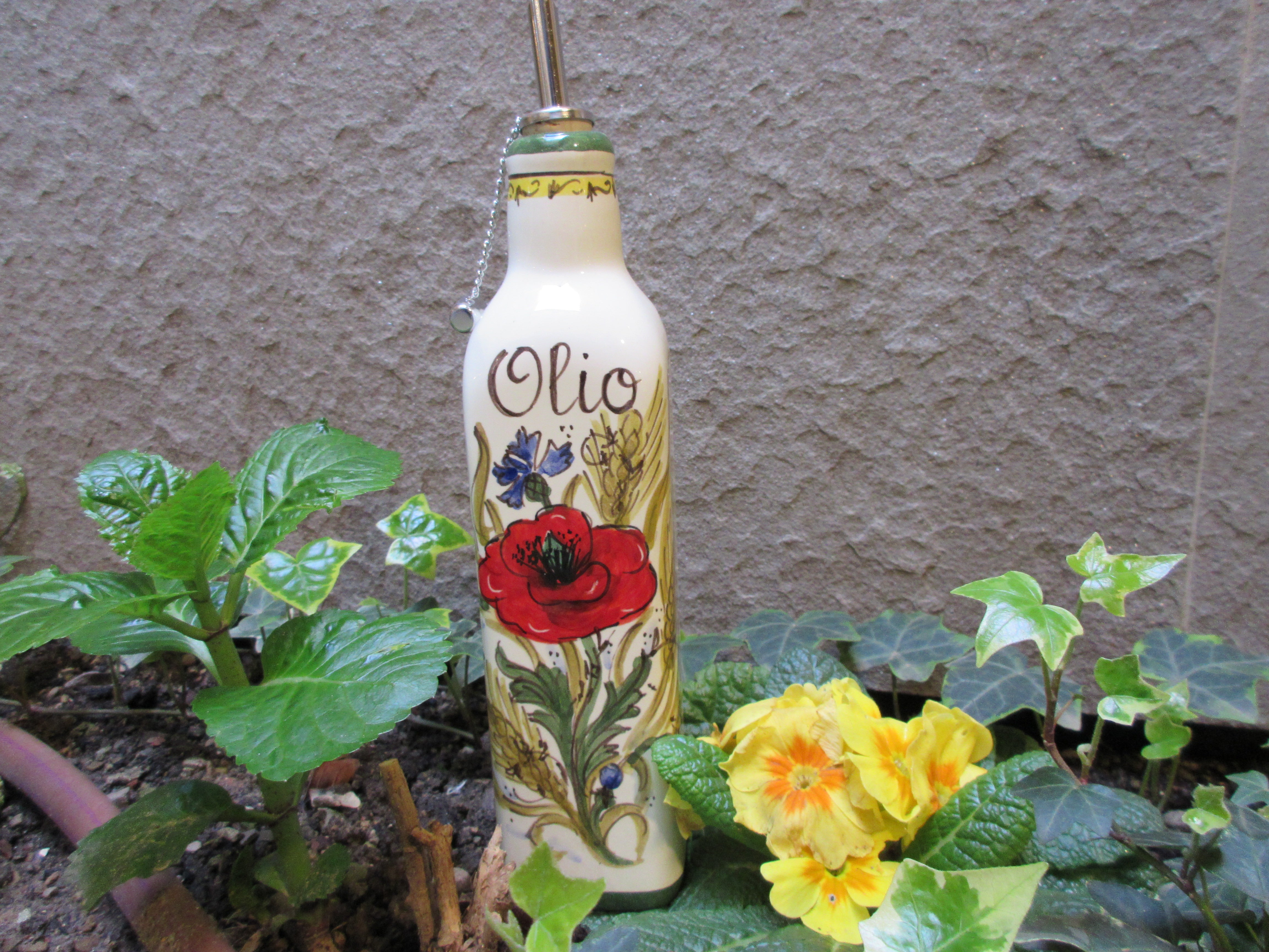 Premium Ceramic Oil Dispenser - Elegant & Durable Kitchen Oil Bottle for Olive, Cooking & Salad Oils - Perfect for Home, Restaurant & Gourmet Cooking