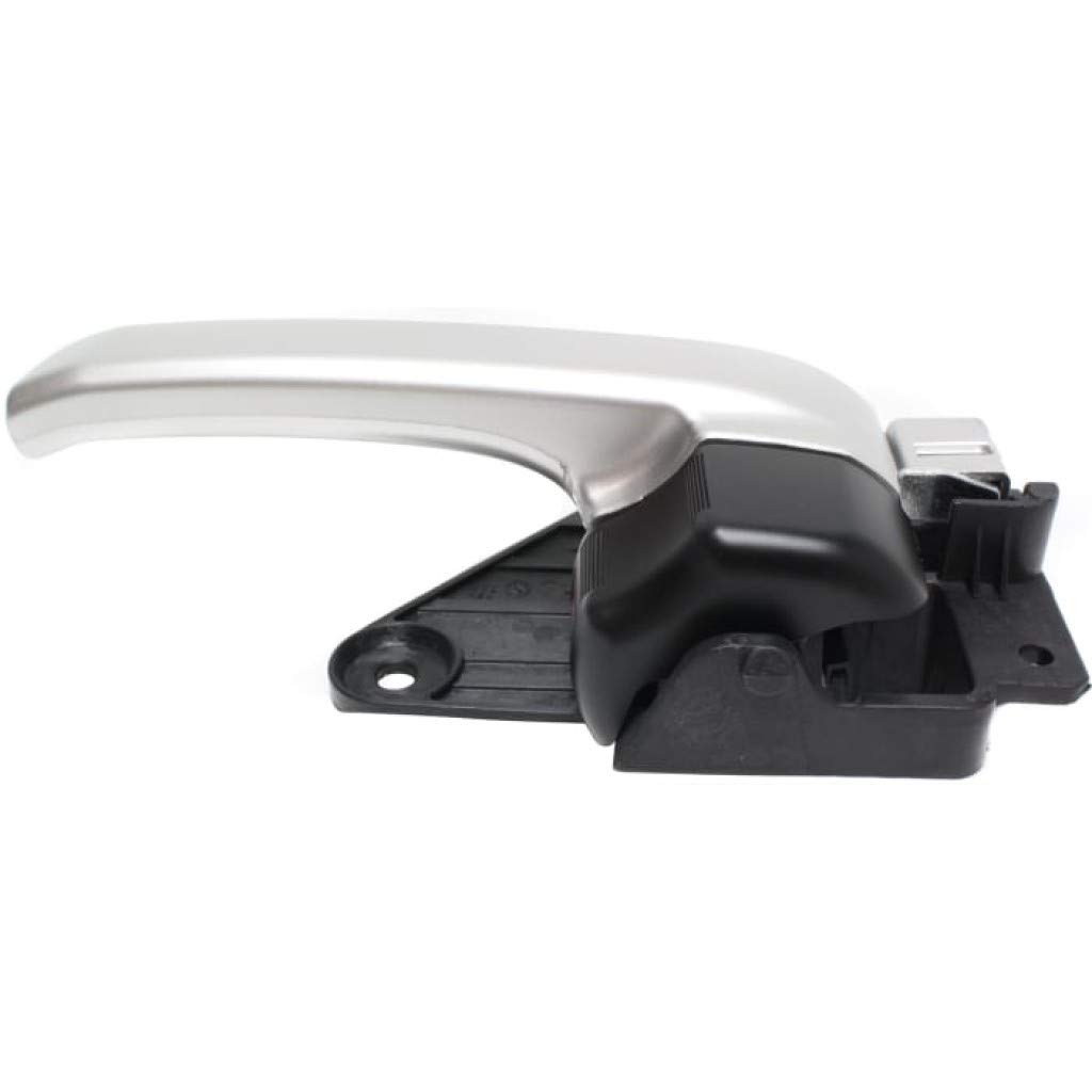 Toyota Tundra Interior Door Handle Front & Rear Driver Side Silver Lever (2007-2018) with Door Lock Button - Compatible with All Submodels | Replacement Part for Car Door Repair & Upgrade