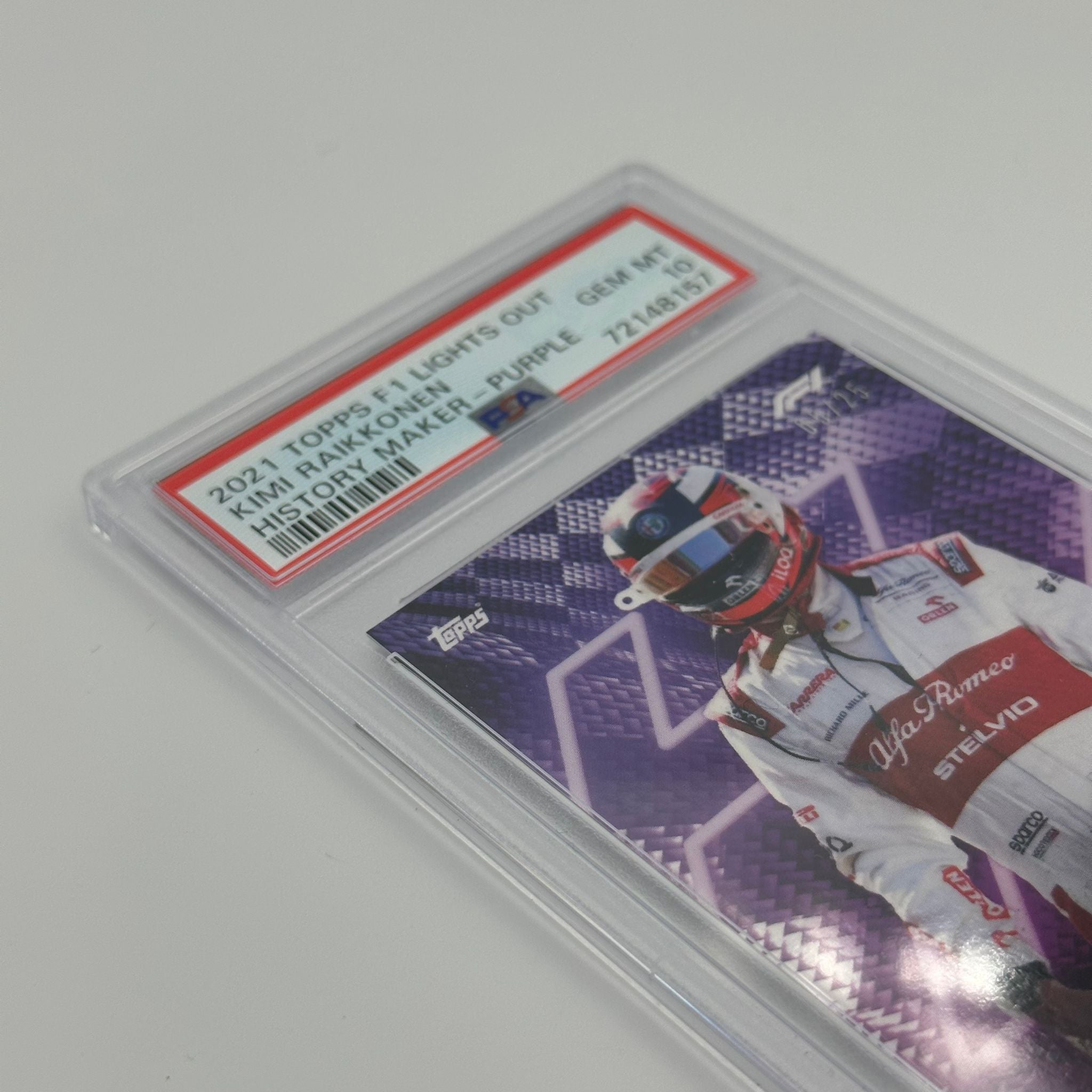 PSA 10 Graded 2005 Kimi Raikkonen History Maker Trading Card - Rare Collectible for F1 Fans & Sports Memorabilia Enthusiasts | Perfect for Display, Investment & Gifts