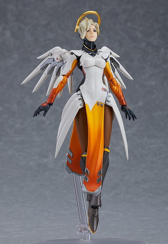 Figma #427 Mercy Overwatch Action Figure - Collectible 6-Inch Articulated Hero Statue for Gamers & Fans | Perfect for Display, Cosplay & Gift Giving