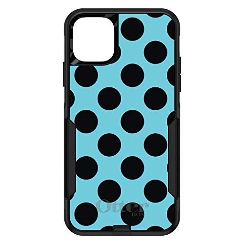Black & Blue Polka Dots On Black Case