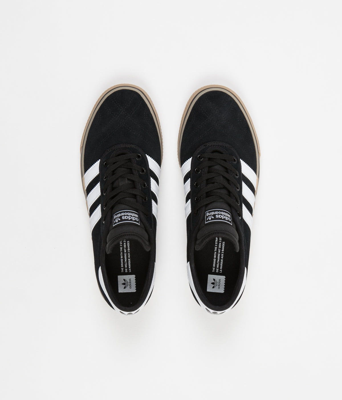 Adidas Adi Ease Premiere Sneakers - Core Black, White & Gum Sole - Men's Casual Shoes for Walking, Running & Everyday Wear