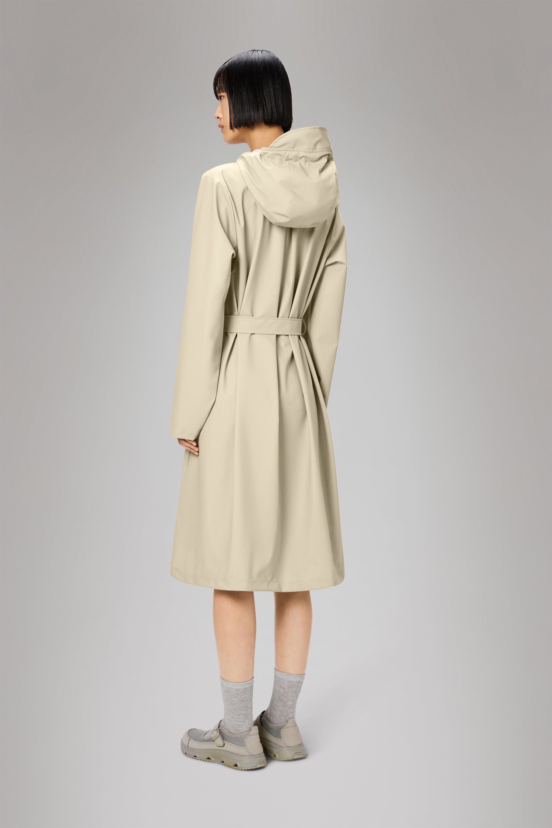 Elegant A-Line Long Women's Jacket - Stylish Outerwear for Fall & Winter | Perfect for Office, Dating & Casual Wear