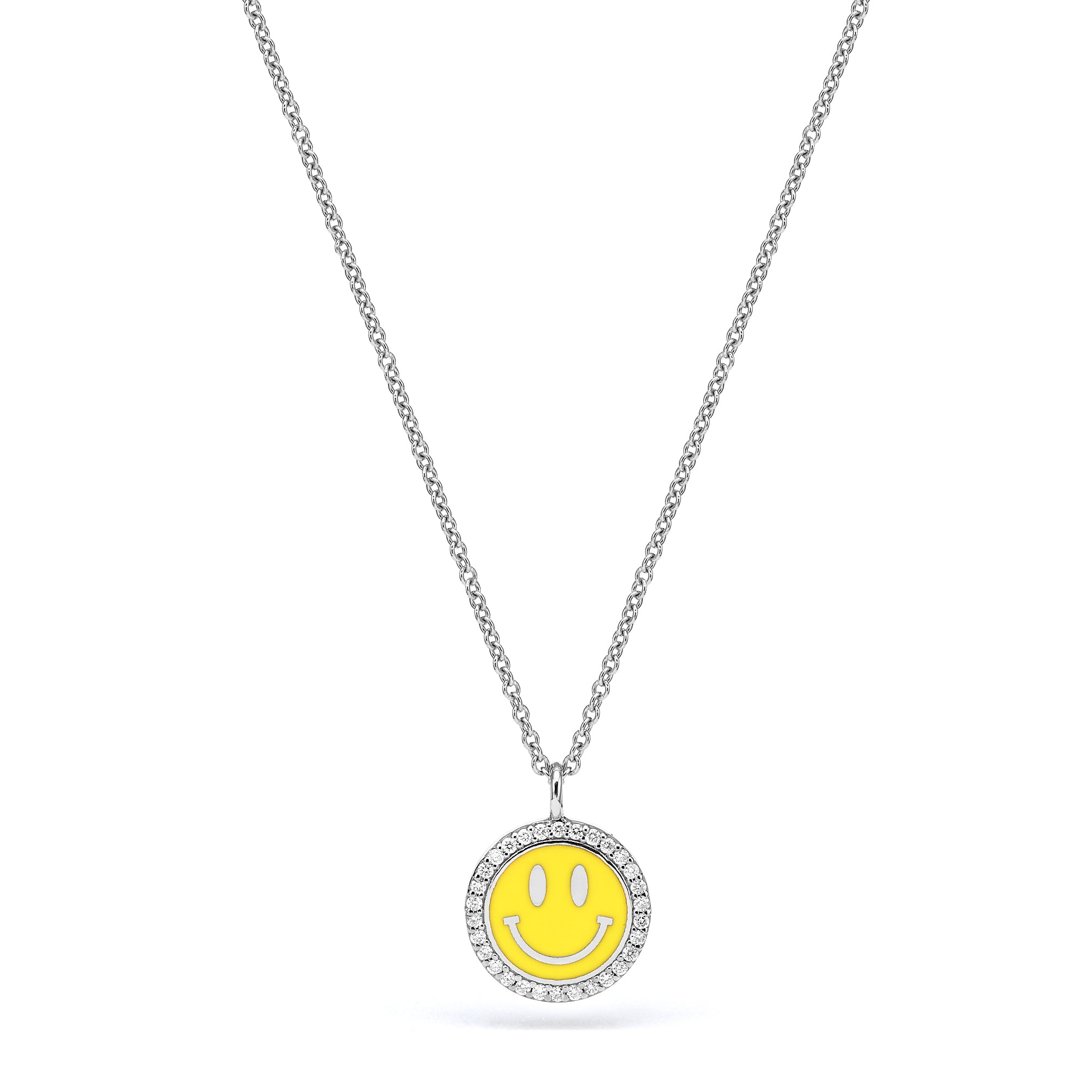 Long Happy Face Necklace - Smiley Pendant Jewelry for Women, Trendy Layering Chain, Gift for Her | Perfect for Everyday Wear, Parties & Special Occasions