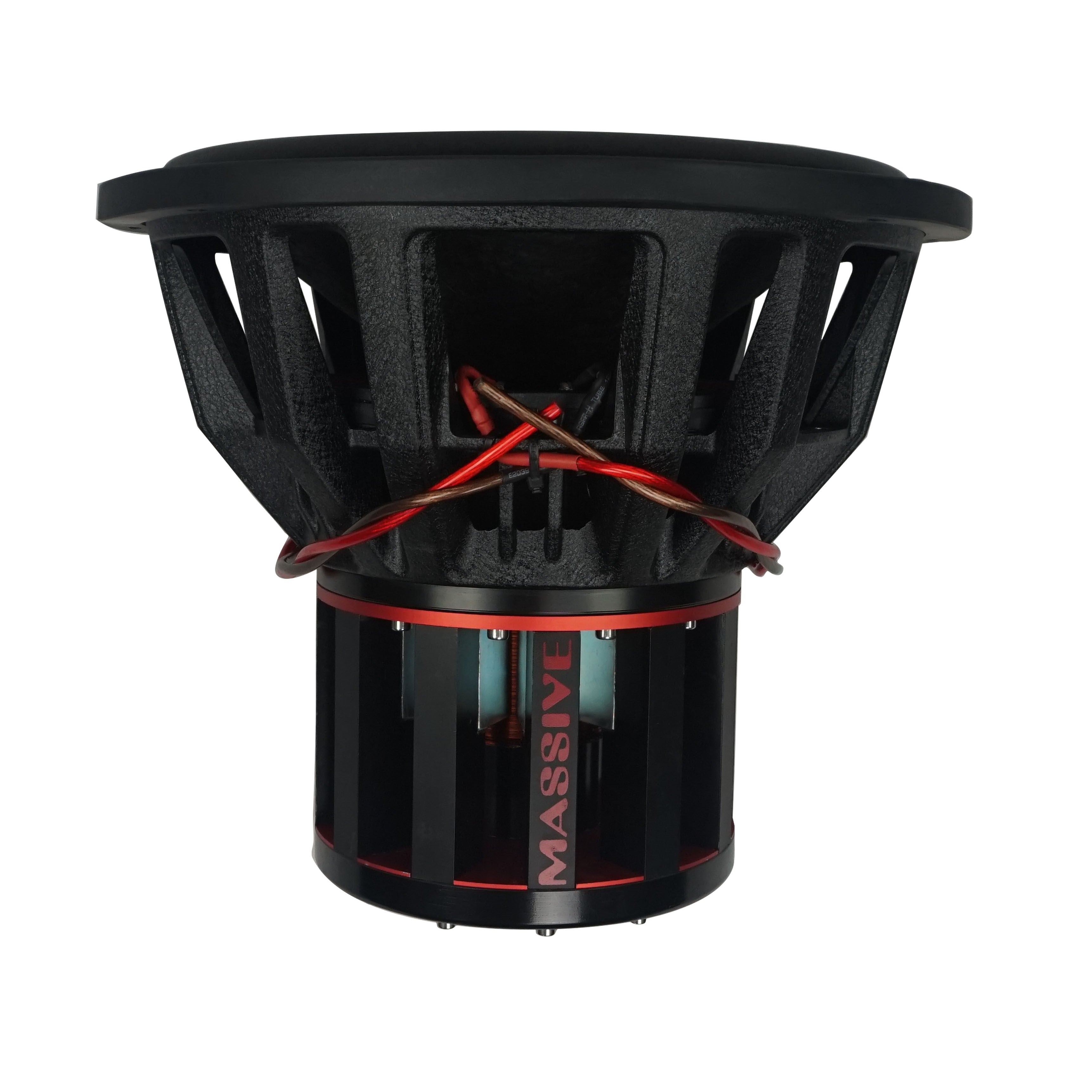 BOA151 N 15-Inch 6000 Watts RMS Dual 1 Ohm Mega Neodymium Car Subwoofer - Powerful Bass for Car Audio Systems & Home Theater Setups