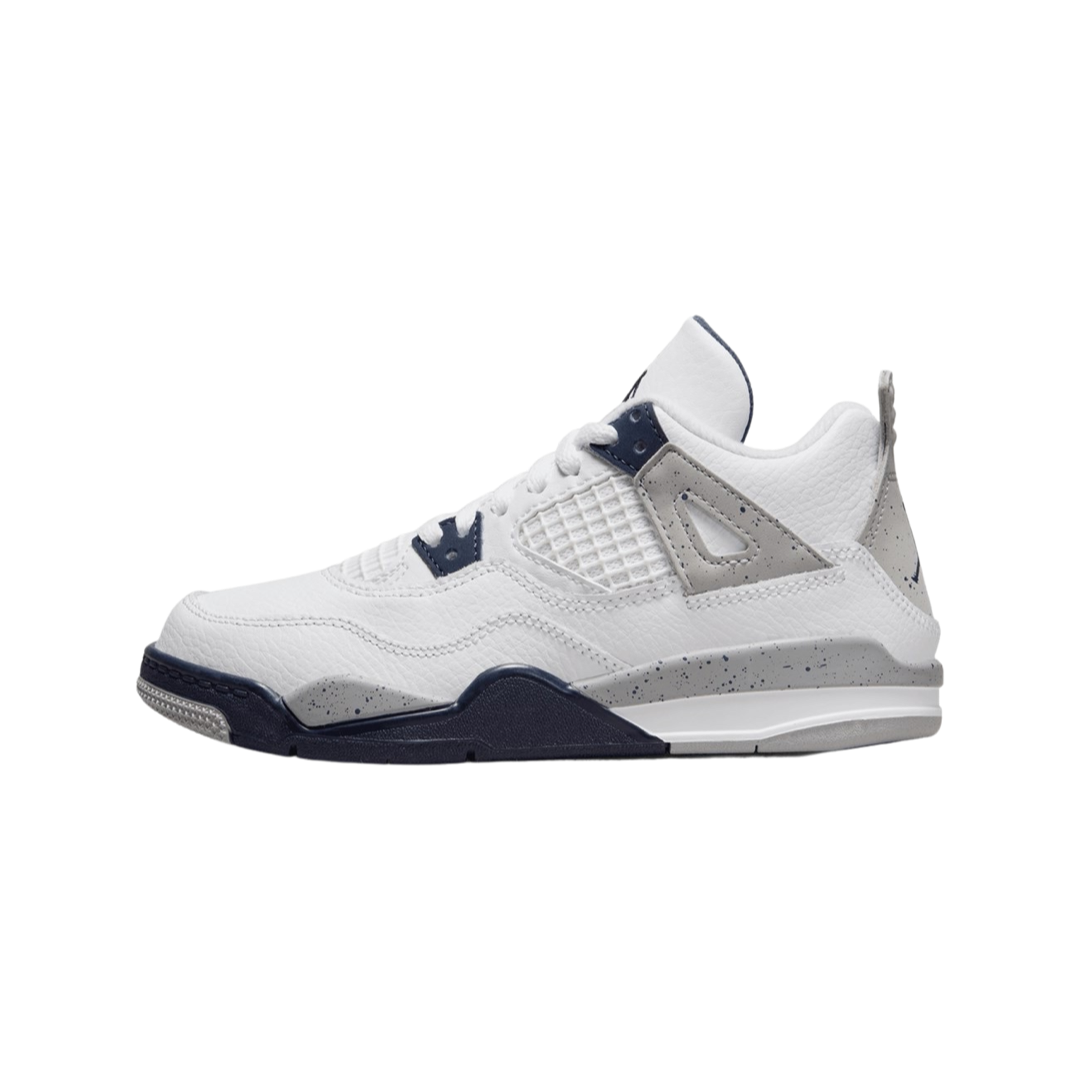 Air Jordan 4 Retro PS Midnight Navy Basketball Shoes for Men - Premium Retro Sneakers for Casual Wear, Street Style & Sneaker Collection