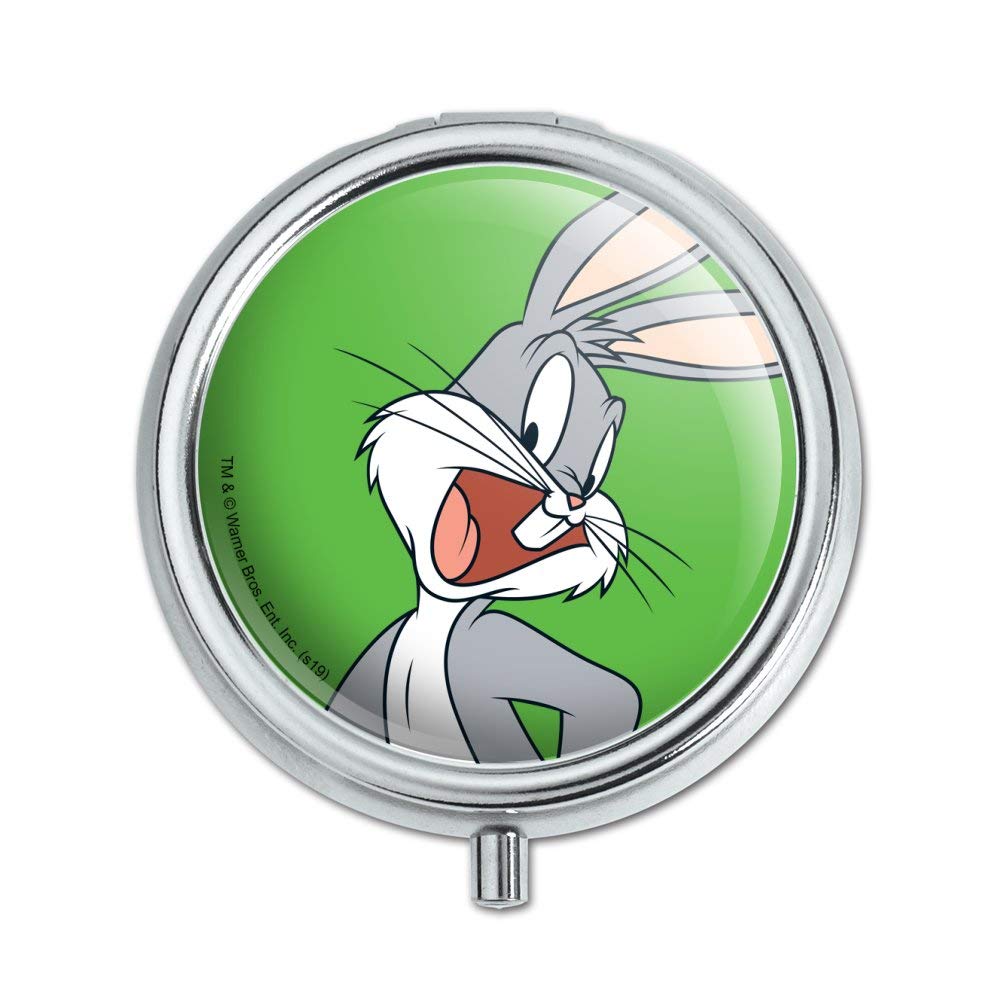 Looney Tunes Bugs Bunny Pill Case & Trinket Box - Cute Cartoon Character Medicine Organizer for Travel, Work, or Daily Use - Perfect Gift for Fans & Collectors