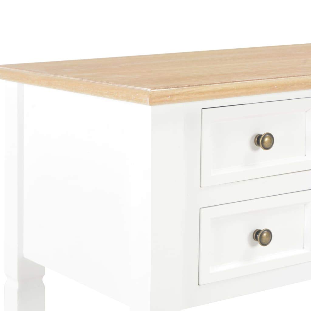 White Modern Writing Desk for Home Office - 43.1