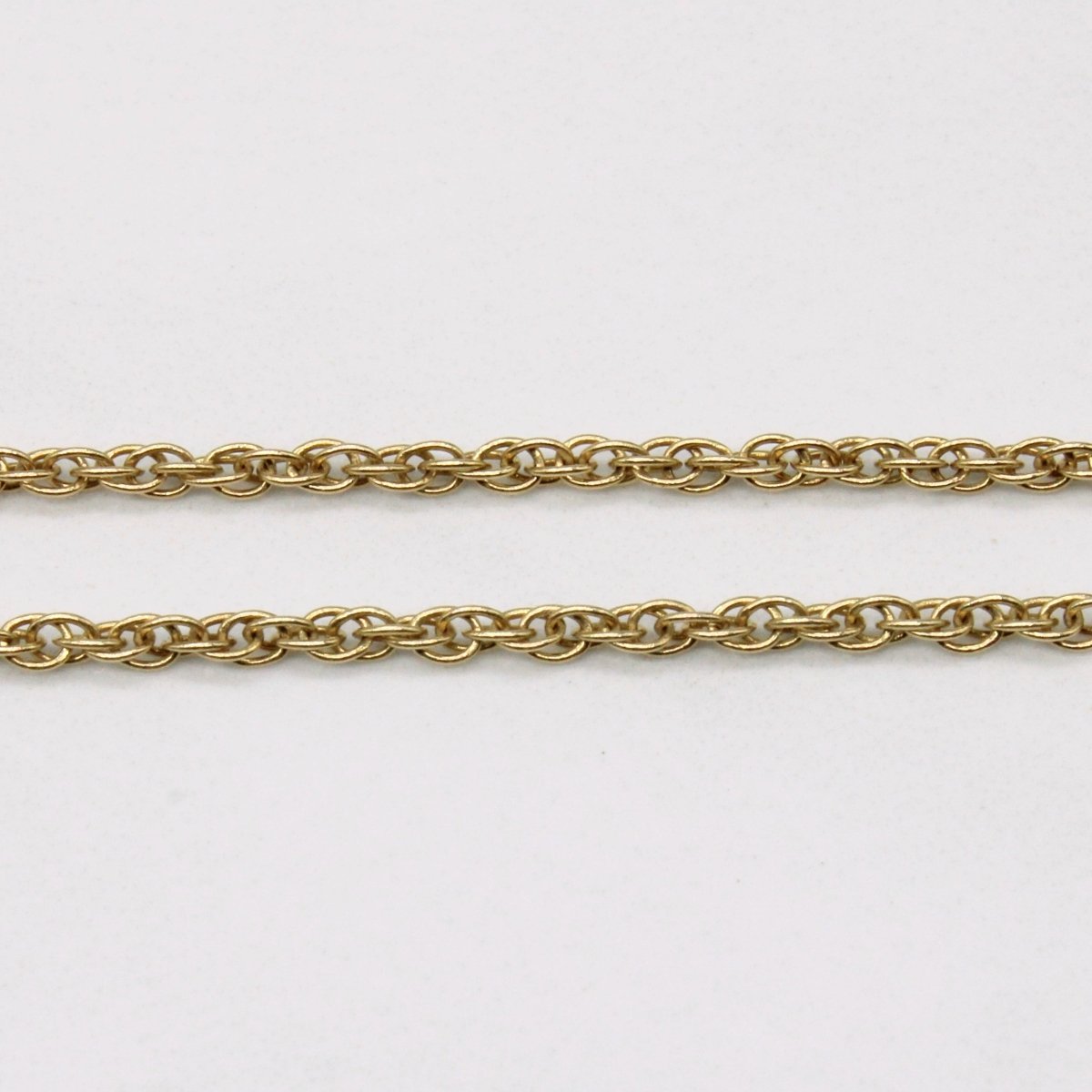 10K Yellow Gold Chain Necklace for Women - 24 Inch Solid Gold Rope Chain - Elegant Jewelry Gift for Her - Perfect for Everyday Wear, Parties & Special Occasions