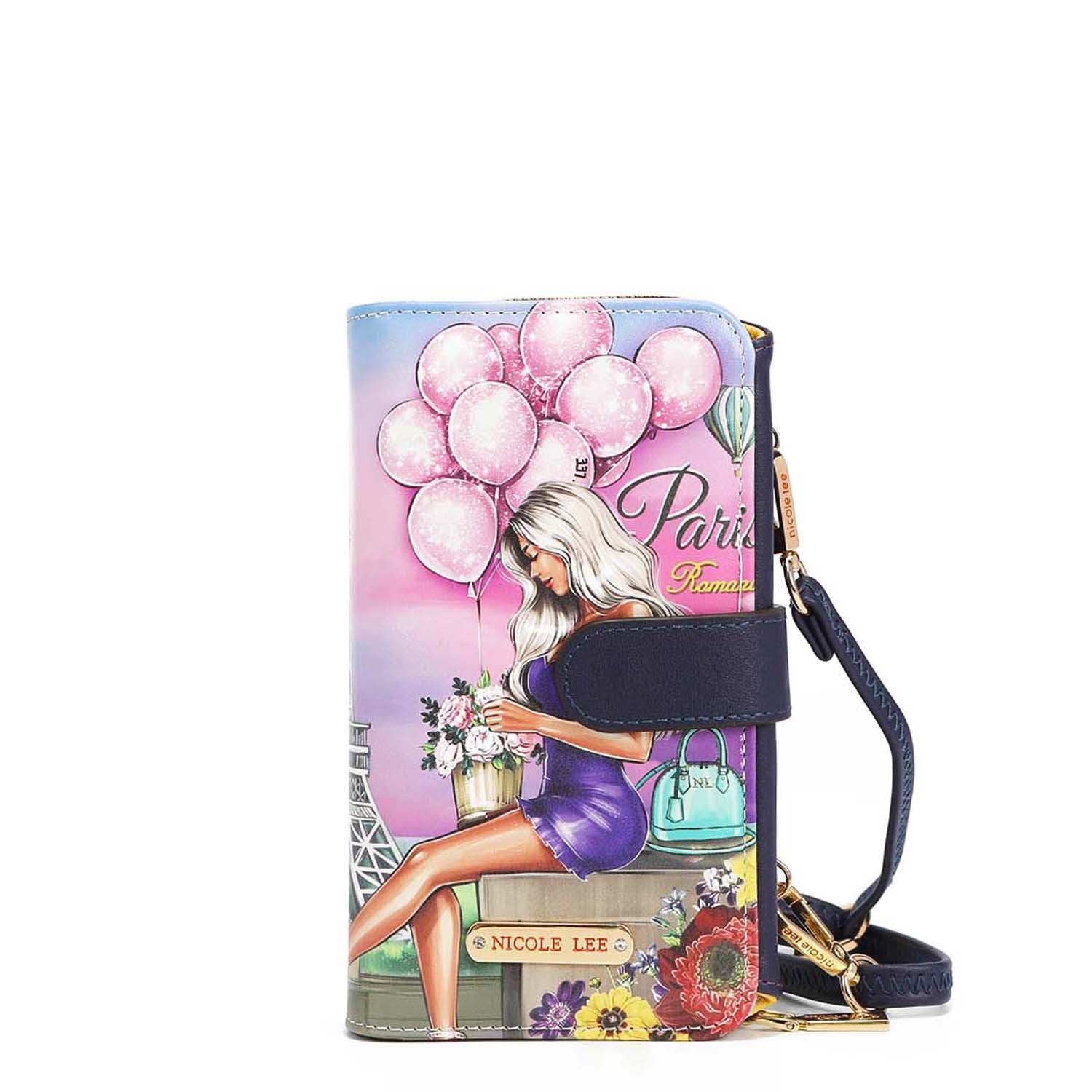 Stylish Trifold Phone Case with Crossbody Wallet - Perfect for Hands-Free Convenience While Shopping, Traveling, or Running Errands