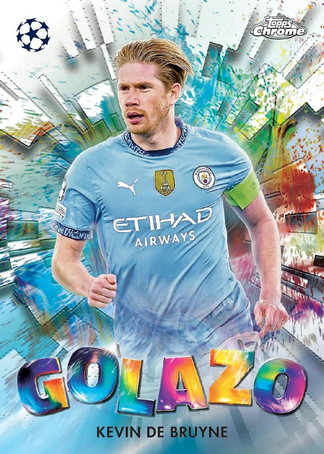 2024-2025 Topps Chrome UEFA Club Competitions Soccer Hobby Box - Premium Soccer Trading Cards for Collectors & Fans - Perfect for Sports Memorabilia Collections & Fantasy League Enthusiasts