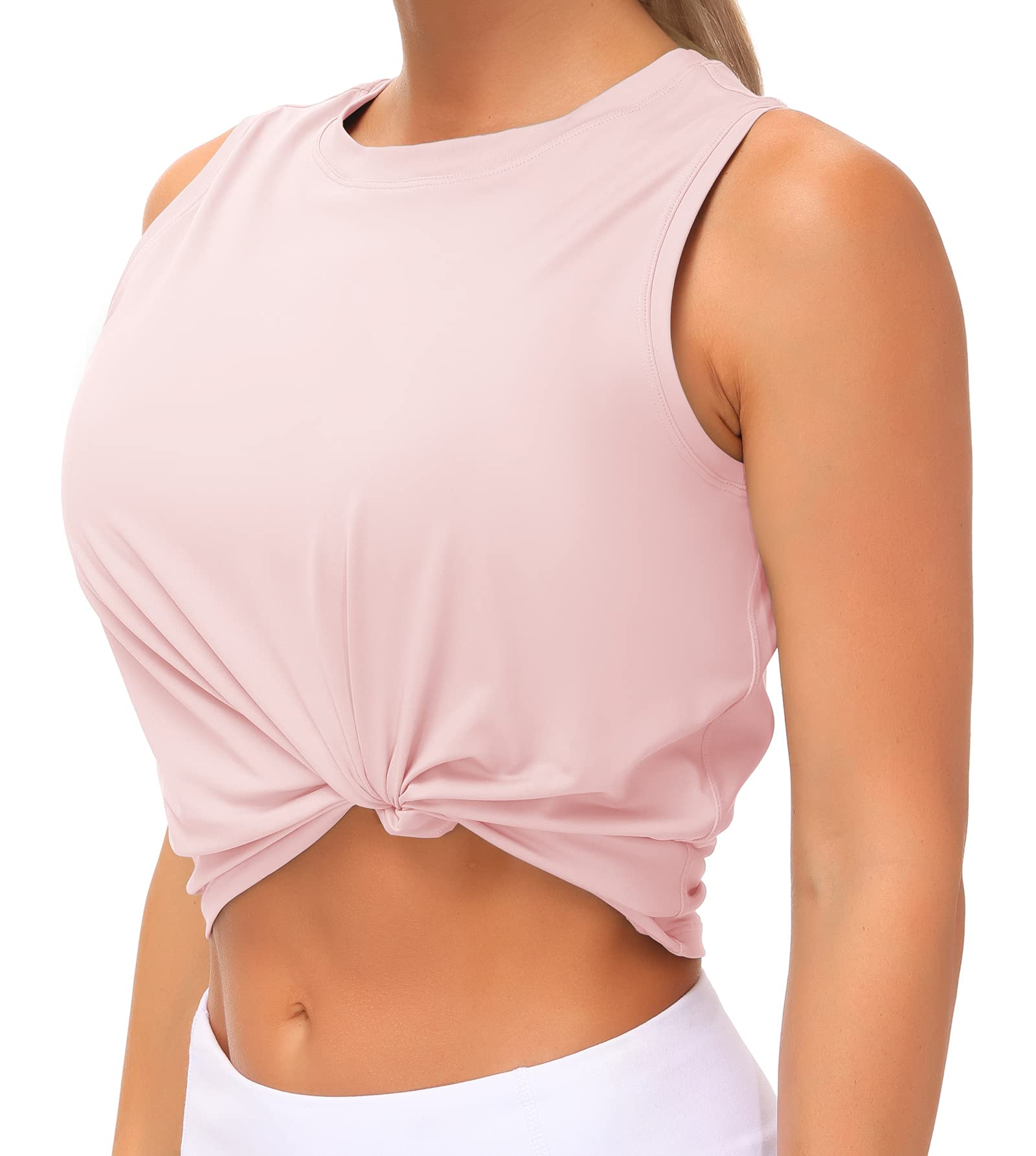 Best Women's Workout Tops - Loose Fit Athletic Running Tank Tops | Sleeveless Quick Dry Yoga Shirts for Gym, Running & Yoga | Comfortable Breathable Activewear for Women