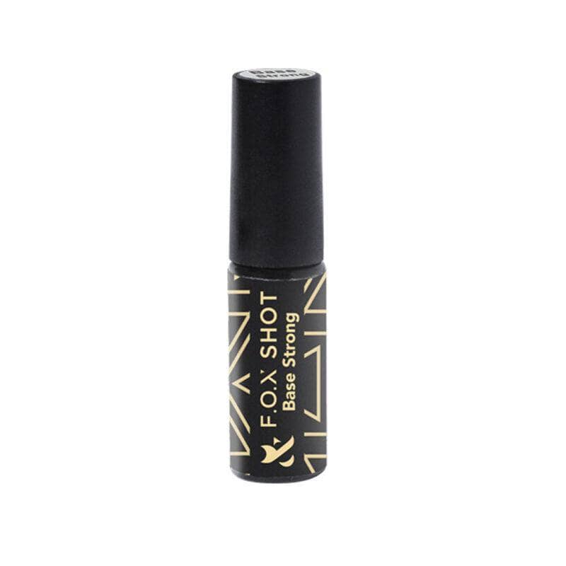 F.O.X SHOT Base Strong 5ml - Long-Lasting Nail Glue for Acrylic & Gel Nails - Perfect for Nail Art, Extensions & DIY Manicures at Home