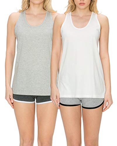 2 Pk White Gray