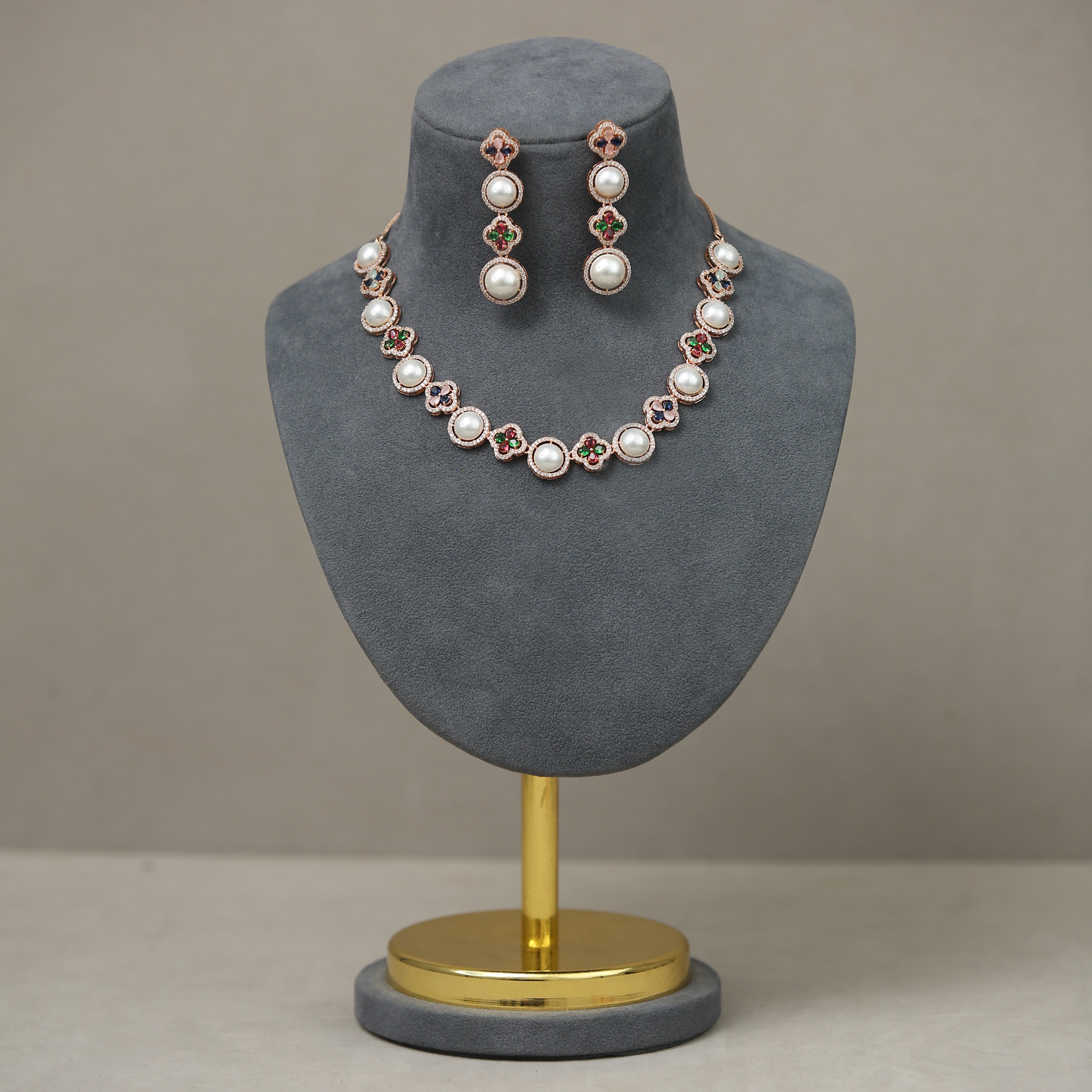Cynthi CZ Full Set Jewelry - Elegant Cubic Zirconia Necklace, Earrings & Bracelet Set for Women | Perfect for Parties, Weddings & Special Occasions