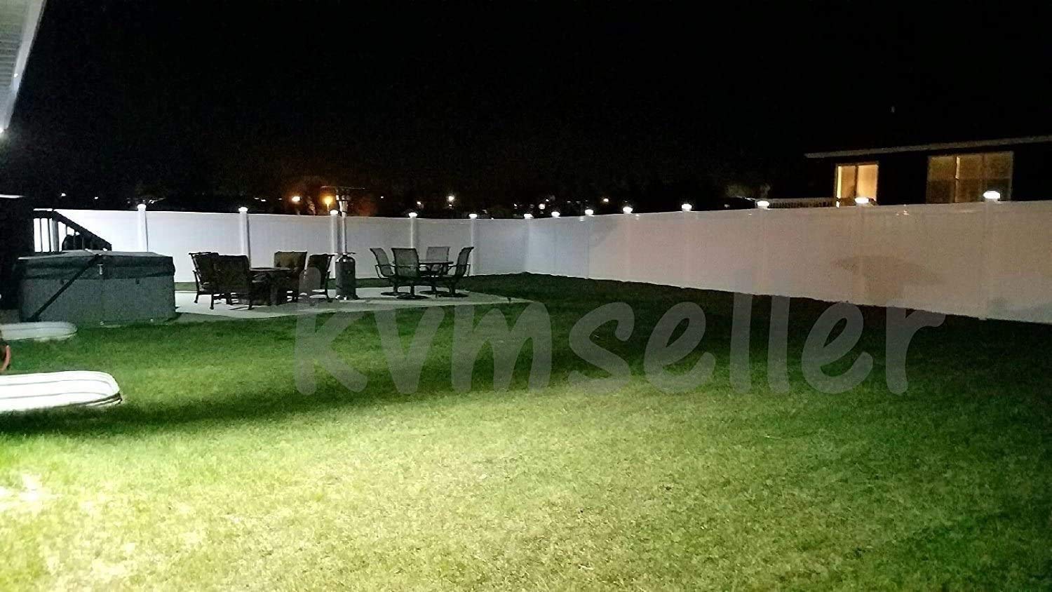 8 Pack Solar Powered Copper Outdoor Garden Deck Patio Fence Pathway Post Lights - Waterproof LED Landscape Lighting for Yard, Walkway, Driveway (PL244A, Copper - 2 SMD LED) | Perfect for Evening Ambience & Safety Lighting