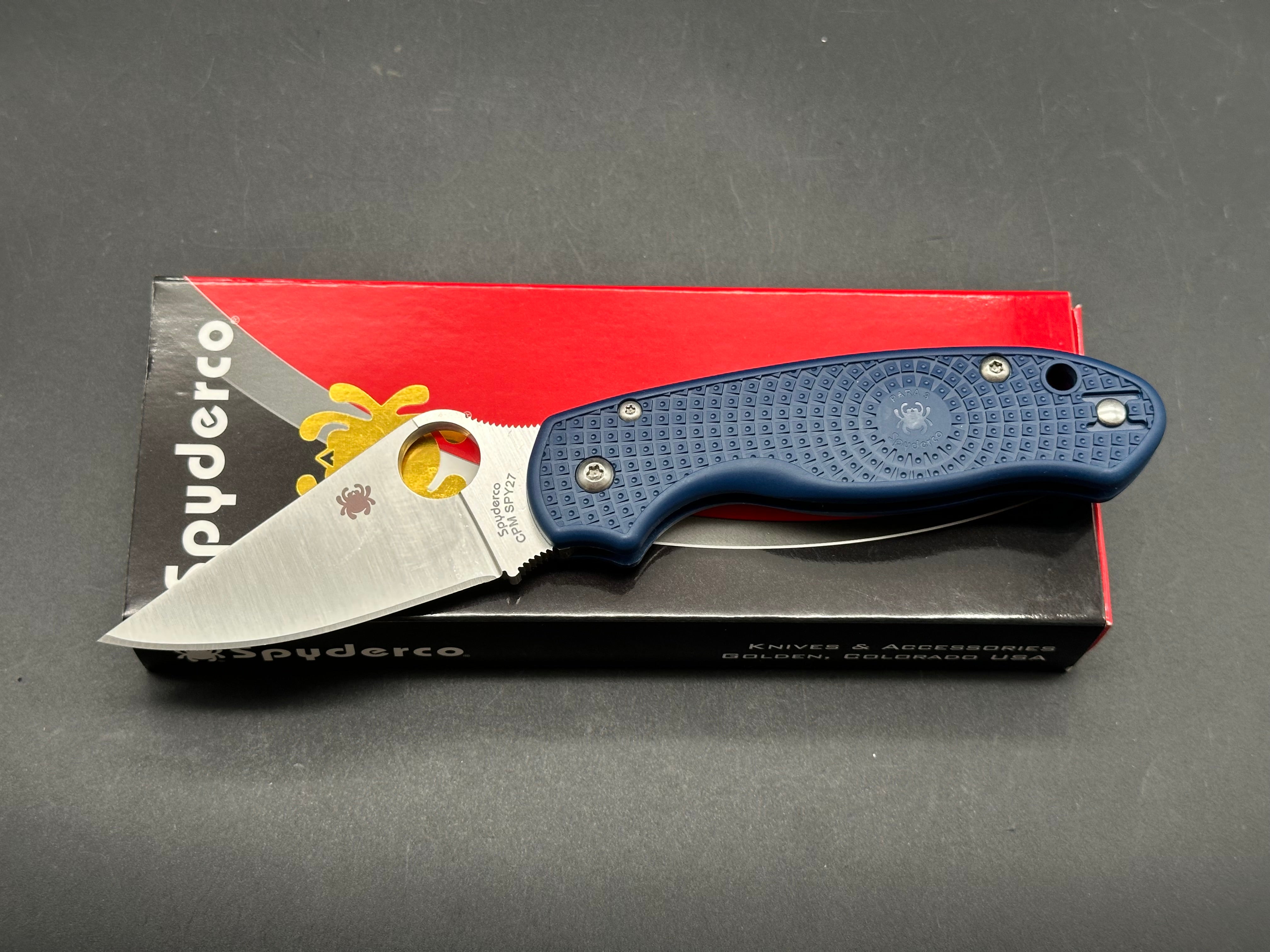 Spyderco Para 3 Lightweight Folding Knife - 2.93