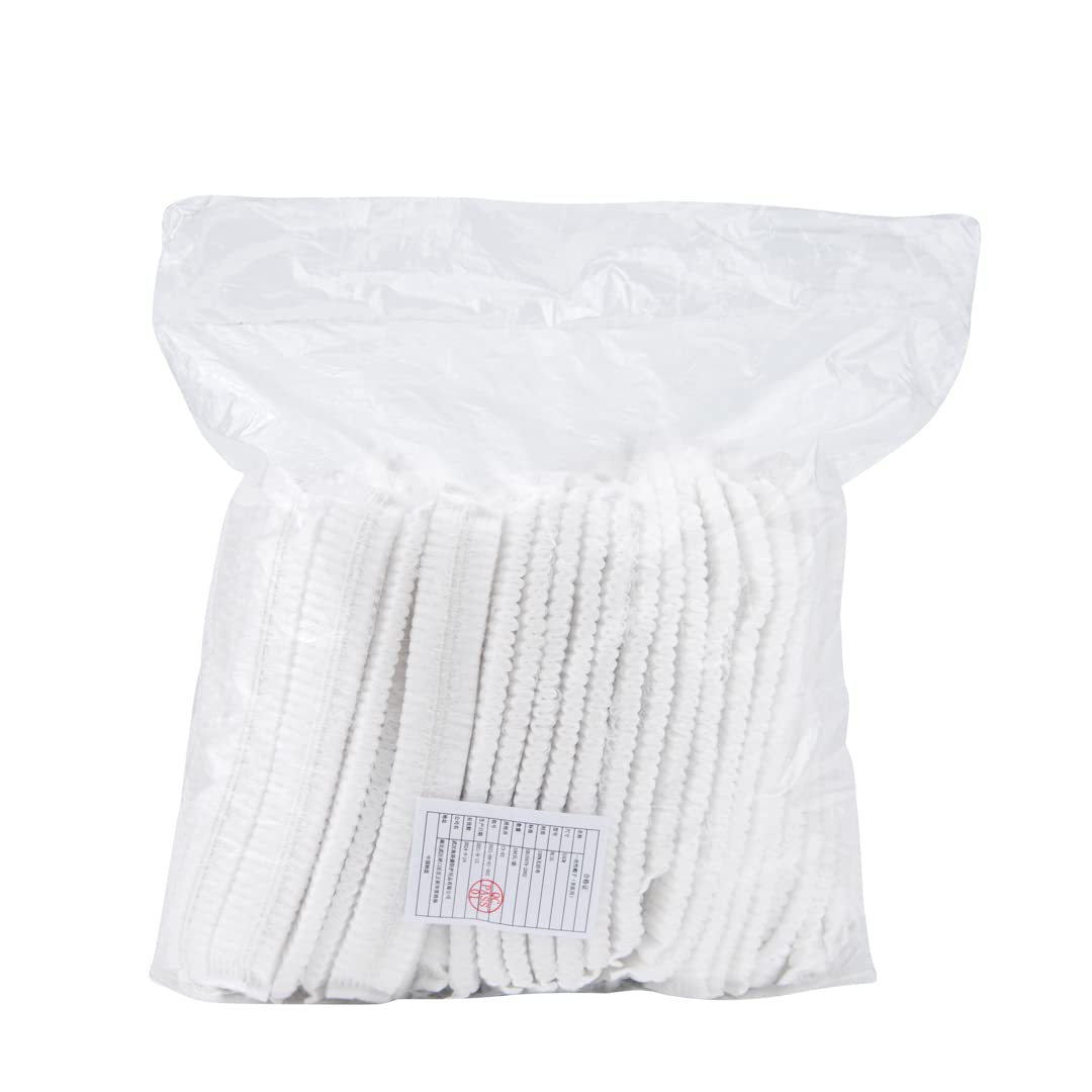 Restaurantware Hair Net - White One Size Disposable Hair Cover for Food Service & Commercial Kitchens