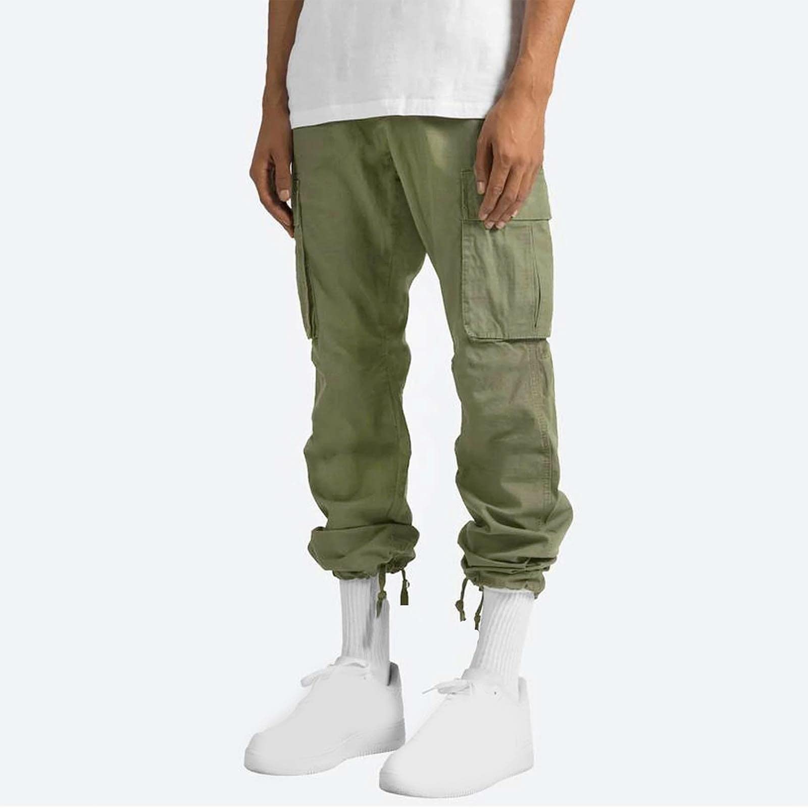 **Men's Lightweight Cargo Pants - Casual Outdoor Hiking & Athletic Joggers for Loose Fit - Perfect for Sports, Travel & Everyday Wear**
