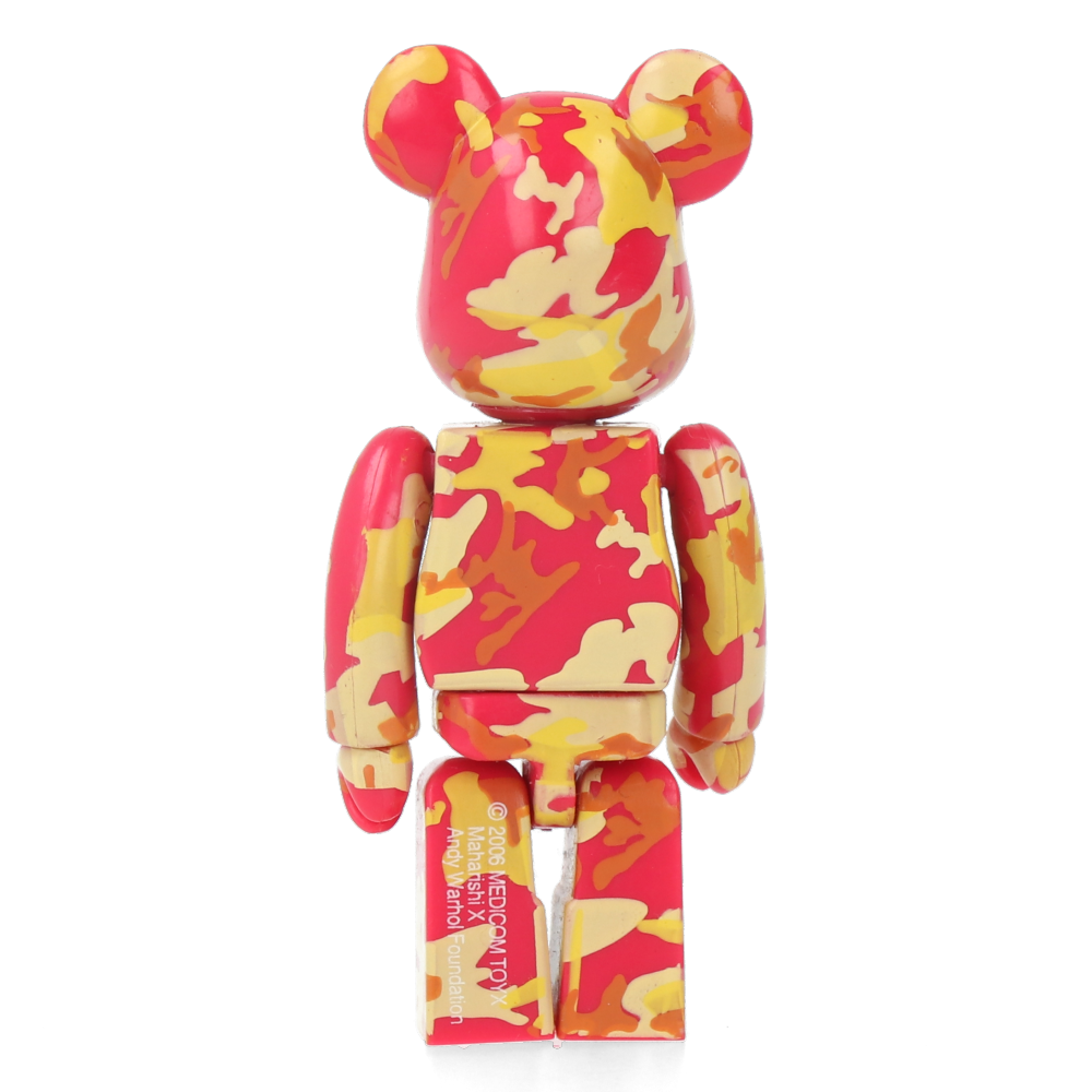 Authentic Bearbrick Series 12 Andy Warhol Foundation by Maharishi (Pattern) - 100% Collectible Vinyl Art Toy for Home Decor & Pop Culture Enthusiasts