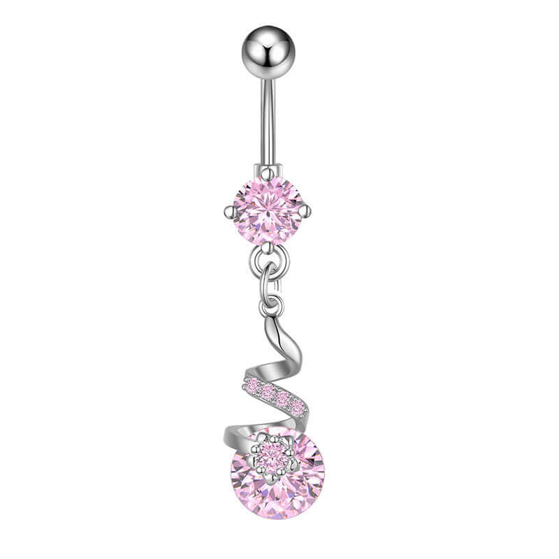 14G Gold Evil Eye Dangle Belly Button Ring Piercing Jewelry for Women | Navel Bar with Evil Eye Charm | Perfect for Belly Dance, Beach Wear & Body Jewelry Collection (Style Q2577)