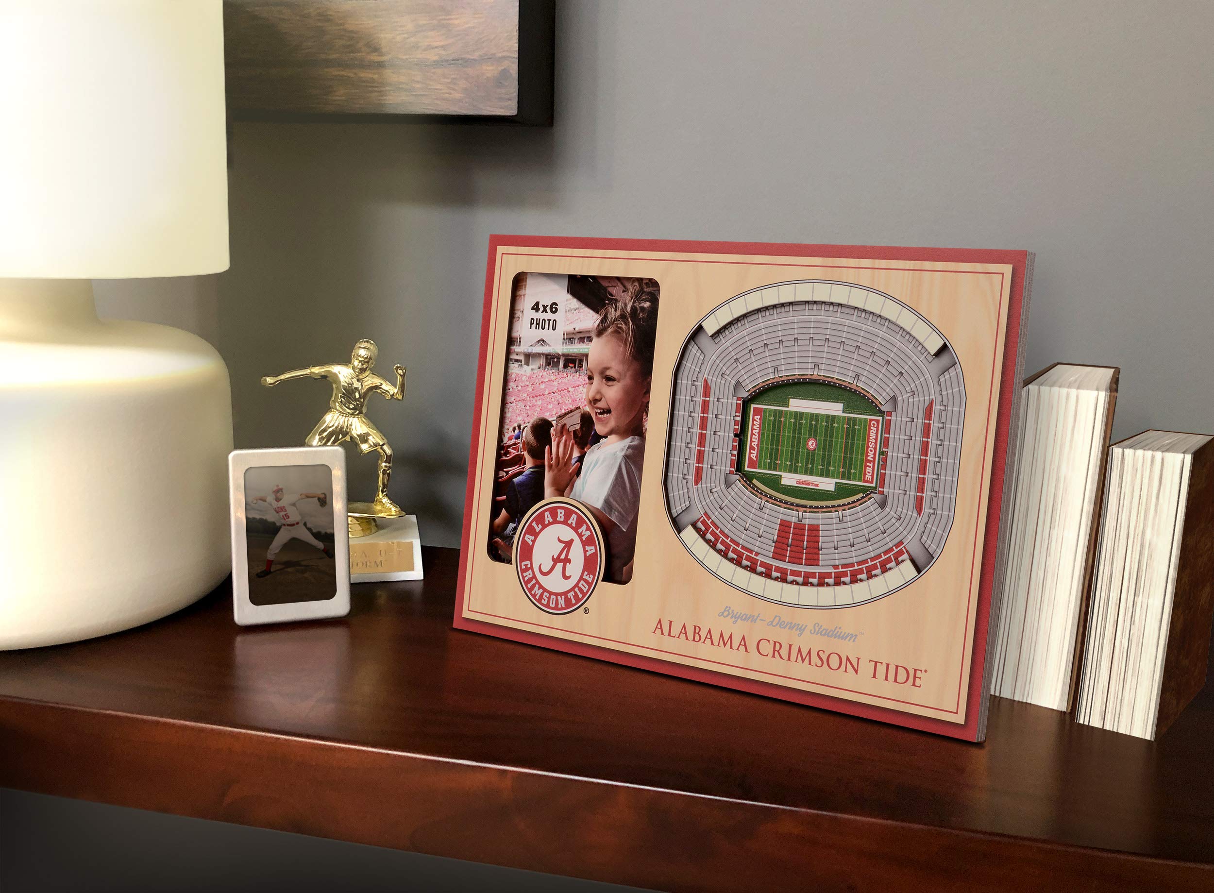 NCAA Unisex 3D StadiumView Picture Frame - Perfect for Sports Memorabilia, Fan Gifts & Home Decor