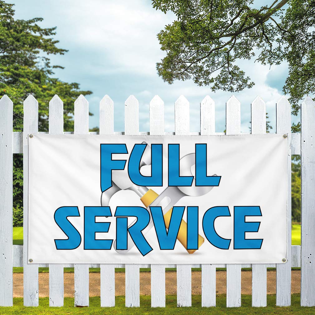 60x144 Inches Heavy-Duty Vinyl Banner - Weatherproof Outdoor Advertising Sign with 10 Grommets for Automotive, Industrial & Yard Use | Perfect for Events, Business Promotion & Construction Sites