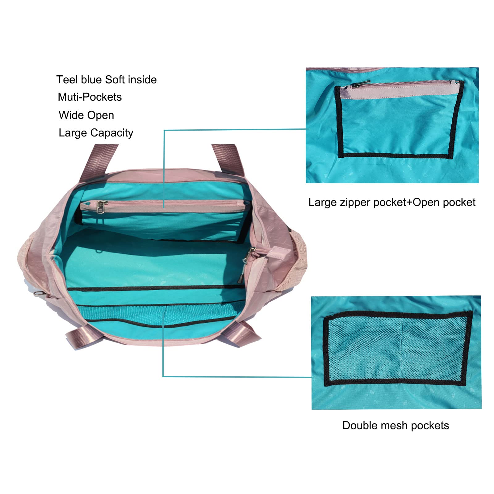 ESVAN Yoga Mat Bag - Premium Yoga Tote Carrier with Shoulder Strap | Multi-Functional Carryall for Yoga, Pilates, Gym, Travel & Beach | Perfect for Workouts, Office Commute & Outdoor Activities