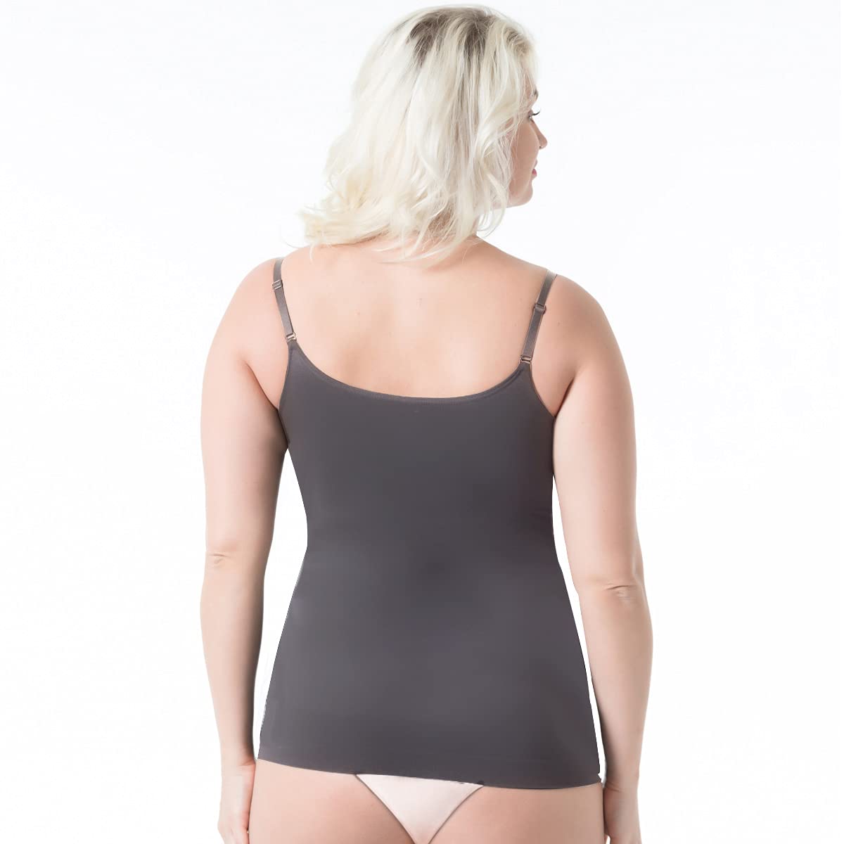 EUYZOU Women's Tummy Control Shapewear Tank Tops - Seamless Body Shaper Compression Top for Slimming & Smoothing - Perfect for Dresses, Workouts & Everyday Wear