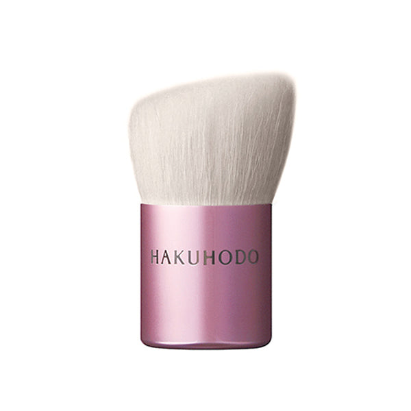 Premium Kinoko Kabuki Style Angled Makeup Brush [HC1320] - Perfect for Flawless Foundation & Contouring Application
