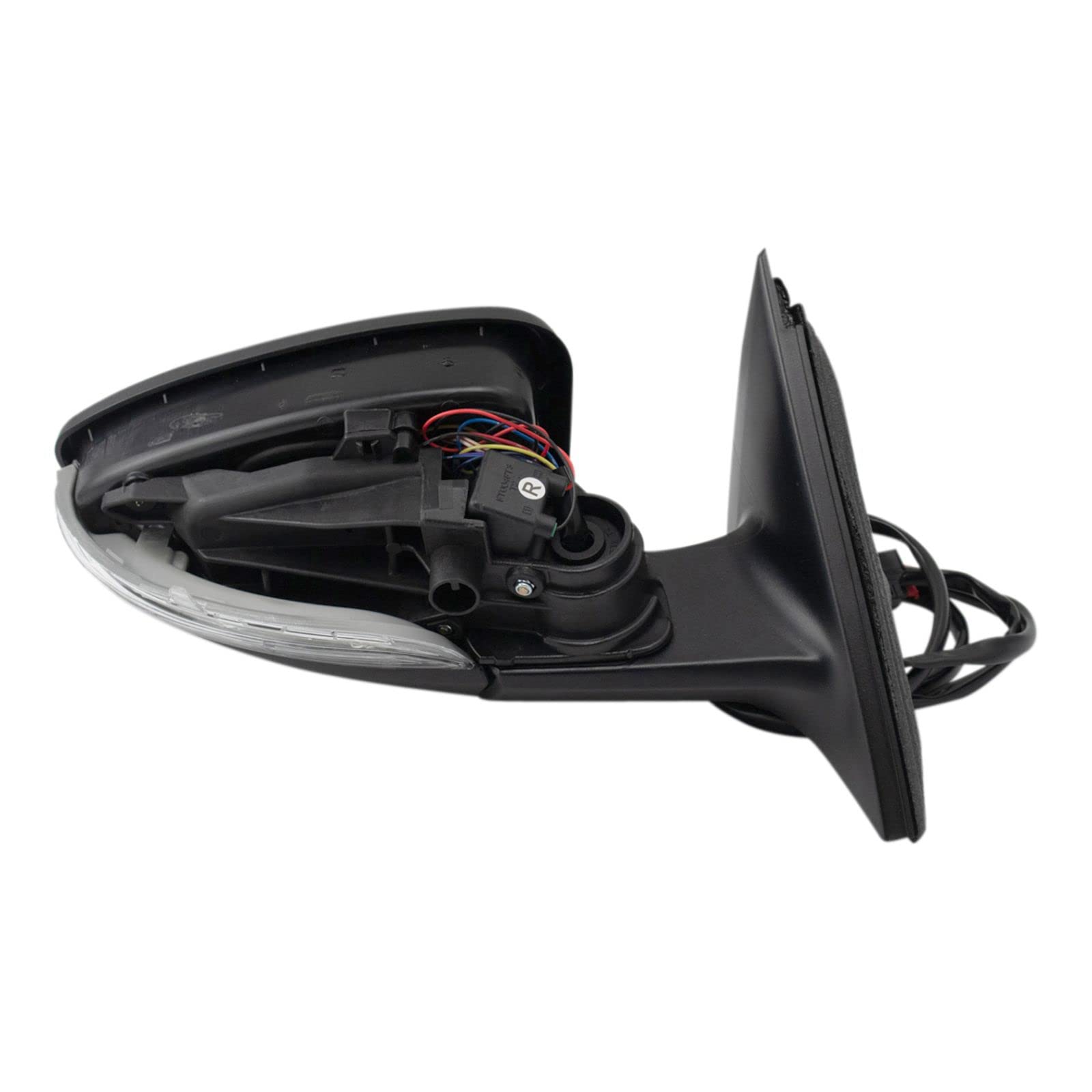 Heated Power Folding Side Mirror with Turn Signal - Right Hand for Volkswagen Passat - Perfect for Winter Driving and Enhanced Safety