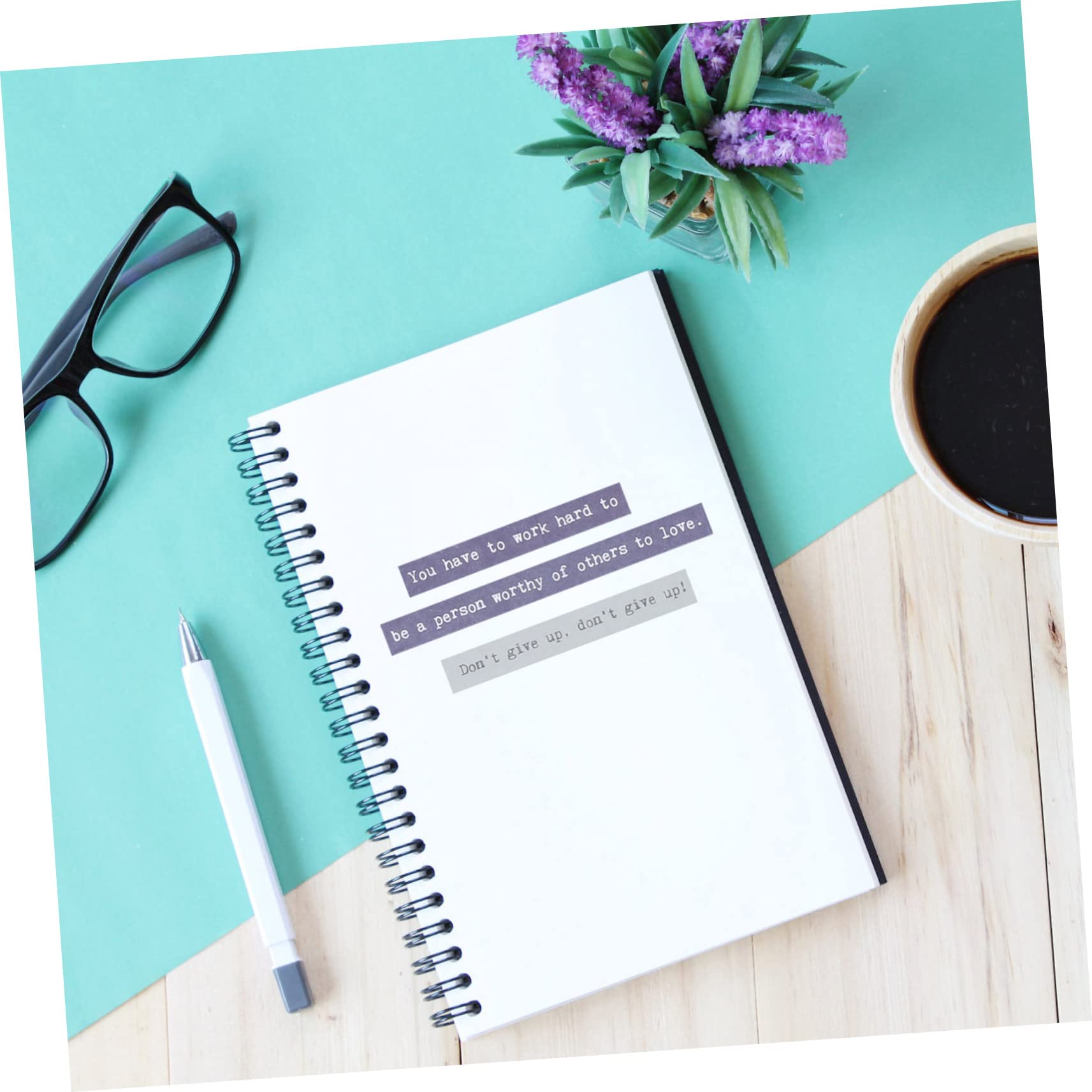 VILLCASE 3-Piece English Phrase Sticker Set - Handmade Letter Stickers for DIY Scrapbooking, Journaling, and Photo Albums | Perfect for Bullet Journals, Planners & Craft Projects
