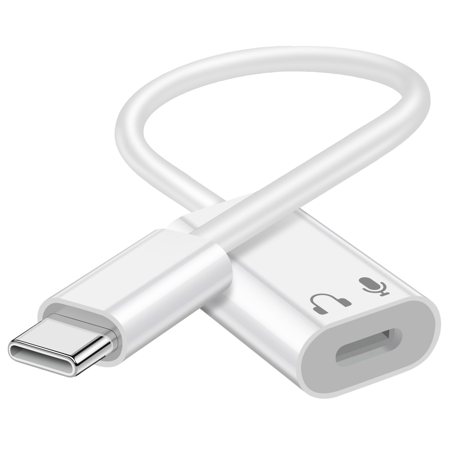 USB C to Lightning Audio Adapter - 3.5mm Headphone Jack Converter for iPhone 16/16 Pro/15/15 Pro, iPad Pro/Air 6/5/4, MacBook - Type C Male to Lightning Female (Audio Only, No Charging) - Perfect for Music, Podcasts & Gaming on Apple Devices