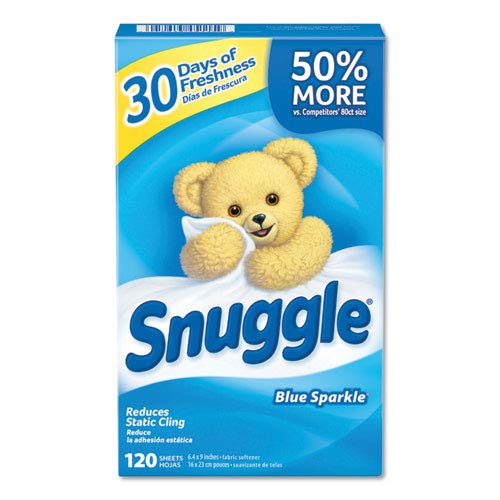 Fabric Softener Sheets - Fresh Scent, 120 Sheets per Box (6 Boxes per Carton) | Softens Clothes & Reduces Static for Laundry Day | Perfect for Dryers, Towels, Bedding & Everyday Use