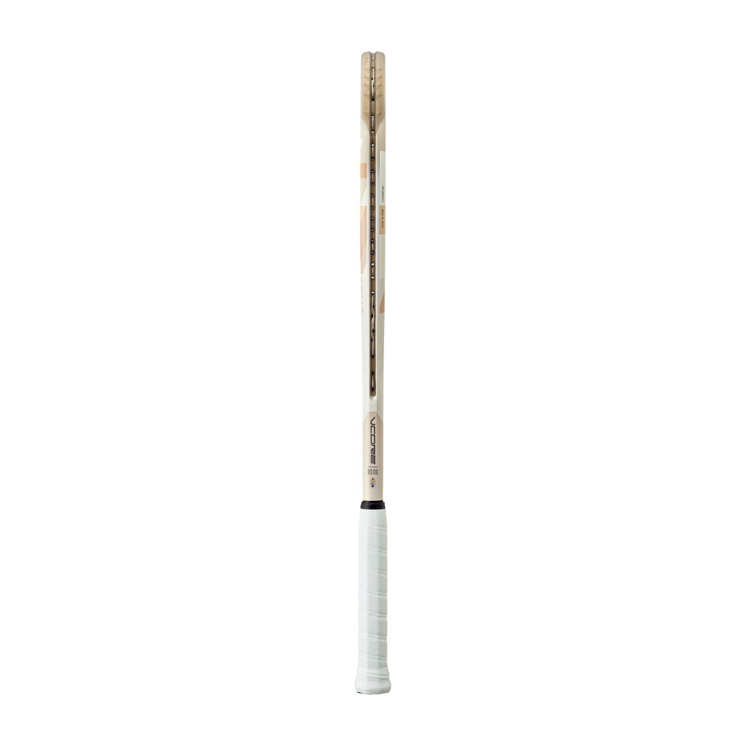 Yonex VCore 100L 7th Gen 280G Unstrung Tennis Racket - Lightweight Performance Racquet for Women & Teens | Sand Beige | Perfect for Beginners & Intermediate Players