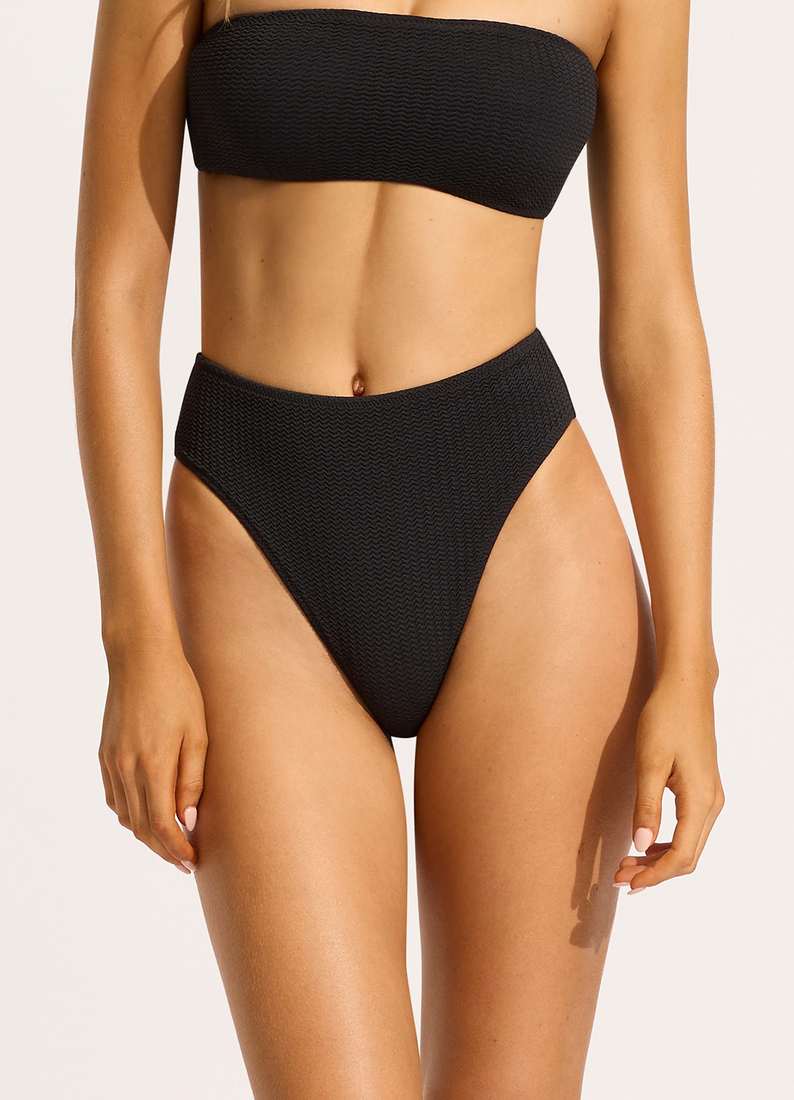 Sea Dive High Rise Pant - Black | Women's Stretchy Swim Bottoms for Beach, Pool & Water Sports | Comfortable & Stylish Swimwear