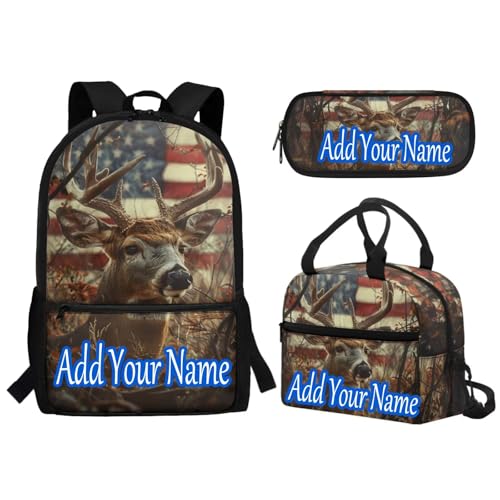 Hunting Deer American Flag Custom