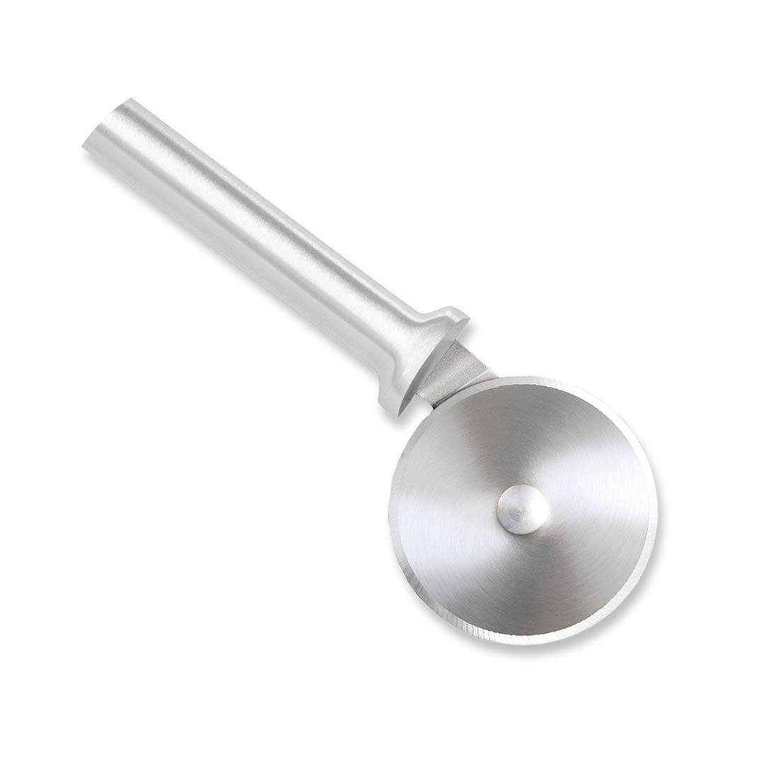Rada Cutlery 14-Inch Stainless Steel Pizza Cutter with Ergonomic Silver Handle - Perfect for Home Kitchen, Restaurant & Pizza Parties