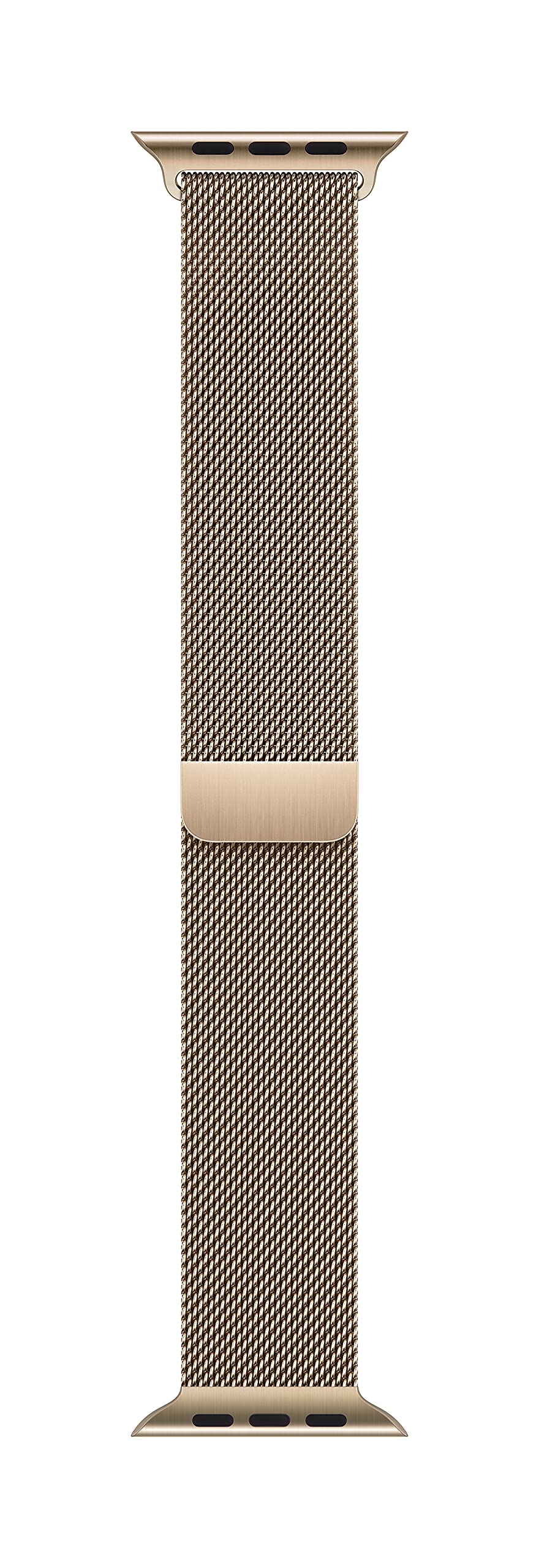 Premium Apple Watch Band 45mm - Milanese Loop Stainless Steel Strap in Gold | Compatible with Apple Watch Series 9/8/7/6/SE/5/4/3/2/1 | Adjustable Magnetic Closure for Perfect Fit | Ideal for Workouts, Office & Everyday Wear
