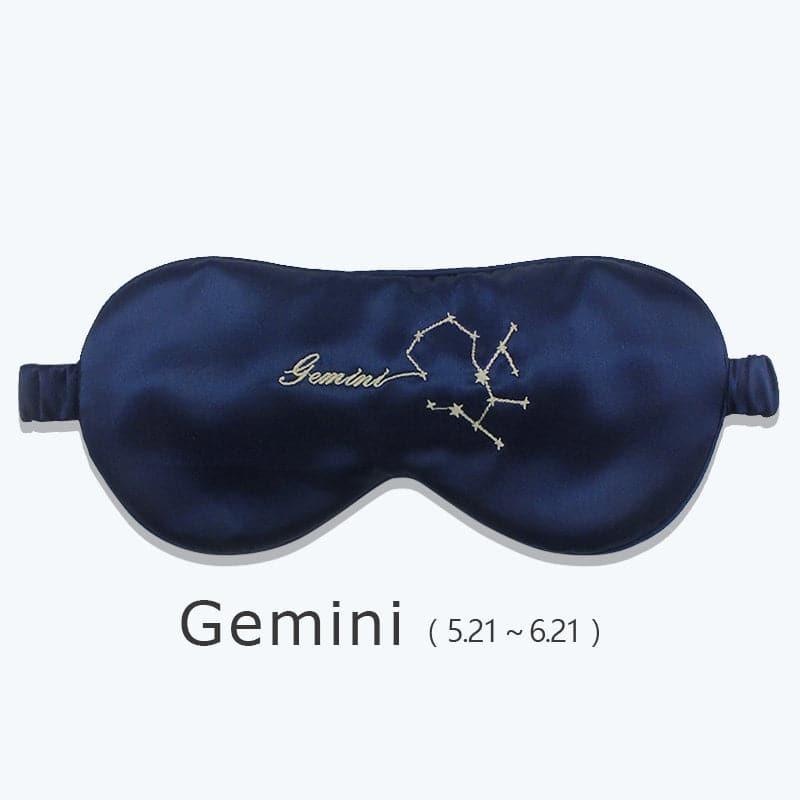 12 Constellation Silk Sleep Mask for Women & Men - Soft & Breathable Eye Mask for Night & Travel - Zodiac Sign Gift for Sleep Aid & Relaxation