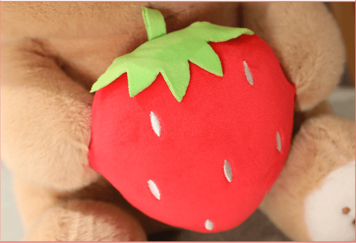 Tiny Teddy Berry: Adorable Kawaii Teddy Bear Plush Toy - Perfect for Gifts, Kids' Rooms & Kawaii Collections