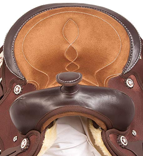 Premium Synthetic Western Horse Saddle - 14