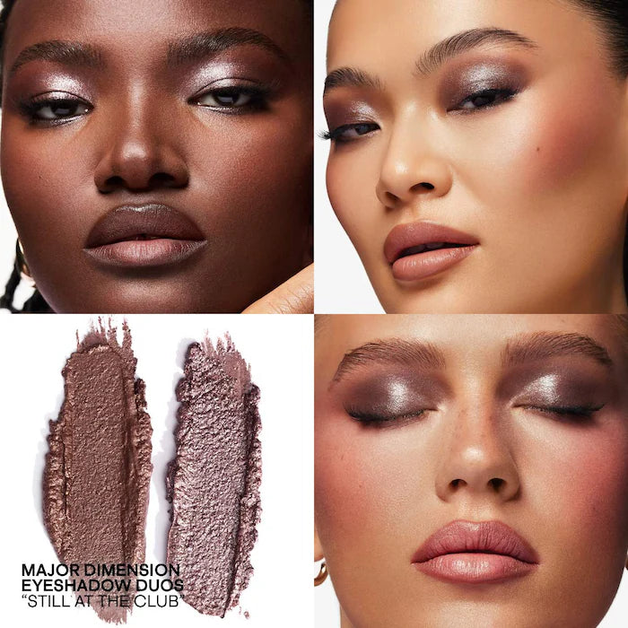 Patrick TA Major Dimension Eye Illusion Duo Eyeshadow Palette - Long-Lasting Matte & Shimmer Shades for Day & Night Makeup Looks | Perfect for Professional Artists & Everyday Glam