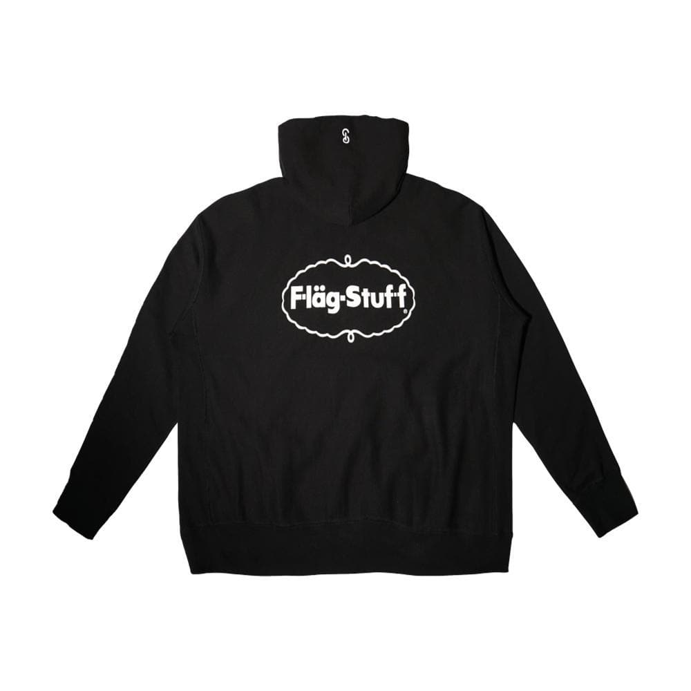 Flagstuff ICE HOODIE Black - Premium Winter Hooded Sweatshirt for Men & Women | Perfect for Cold Weather, Outdoor Activities & Streetwear Fashion